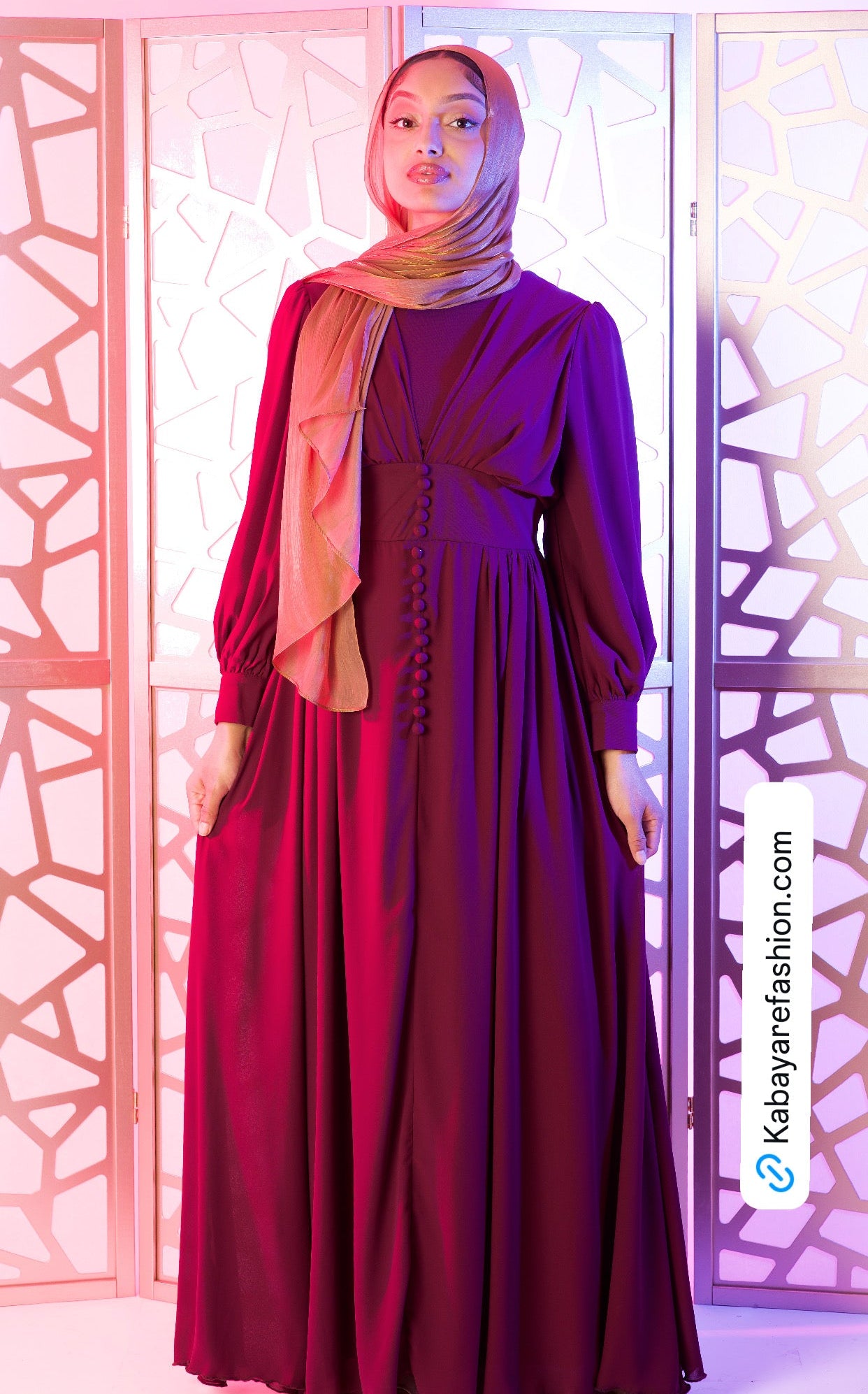 Elizabeth devoted modest maxi dress Kabayare