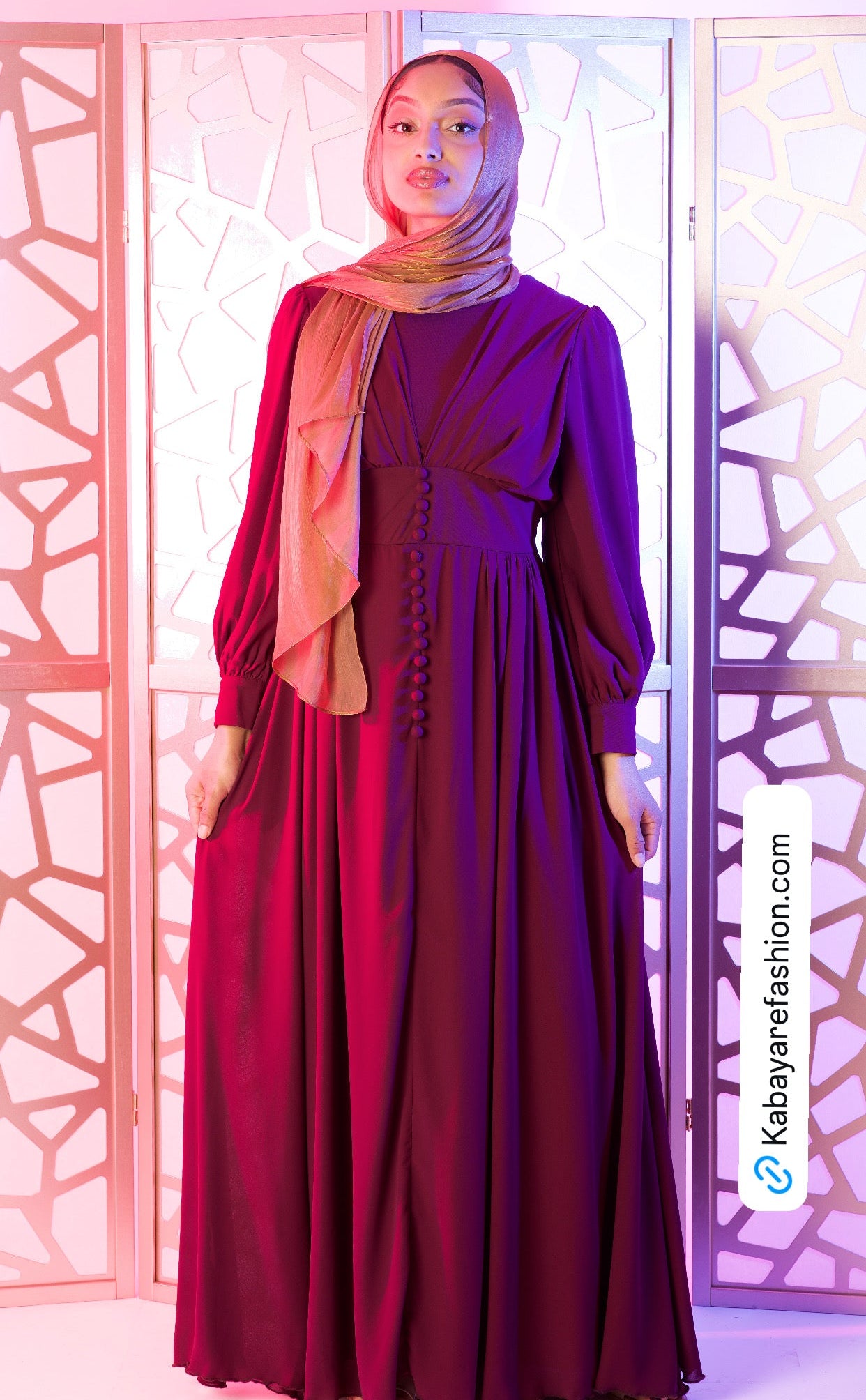 Elizabeth devoted modest maxi dress Kabayare