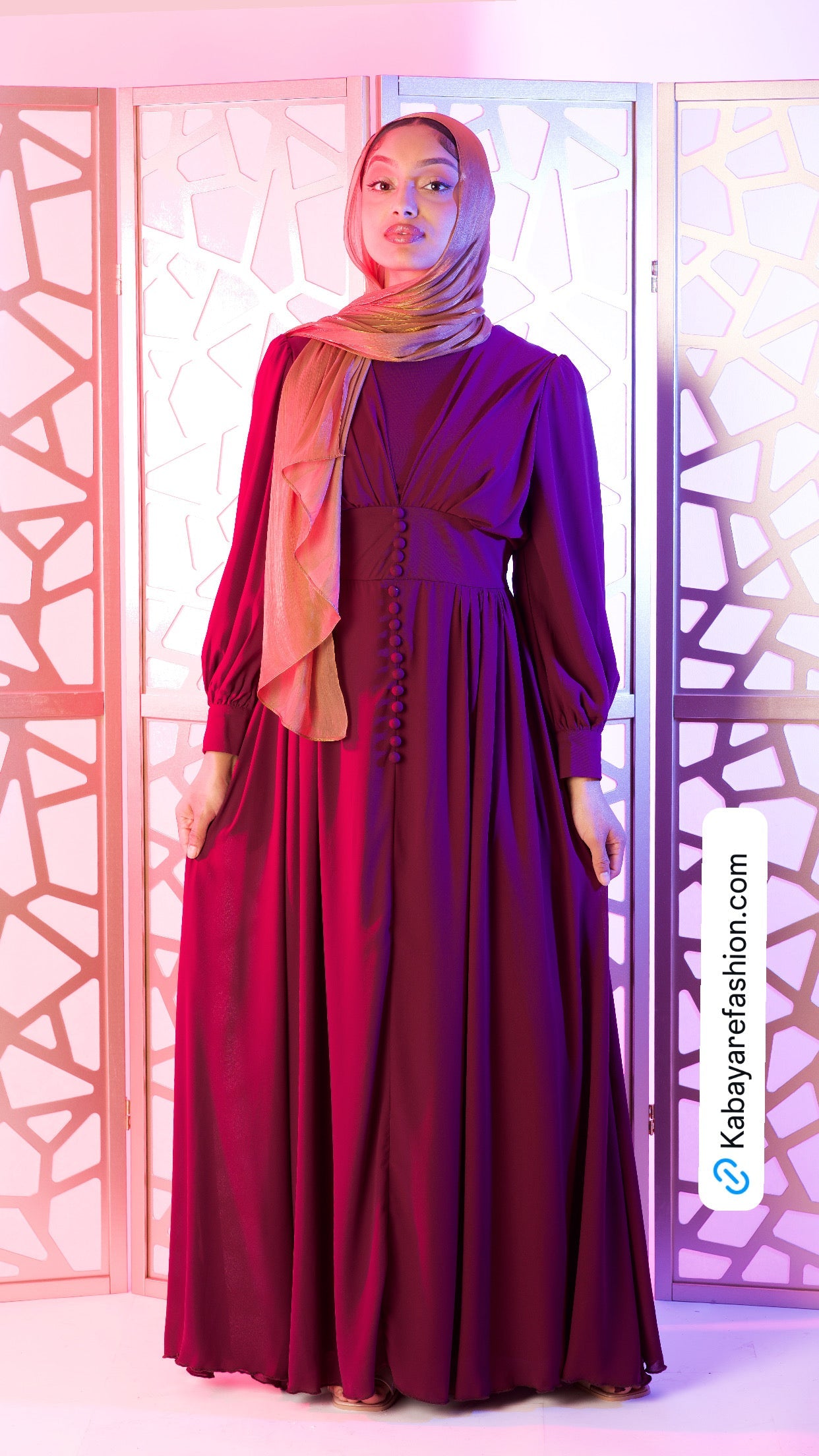 Elizabeth devoted modest maxi dress Kabayare