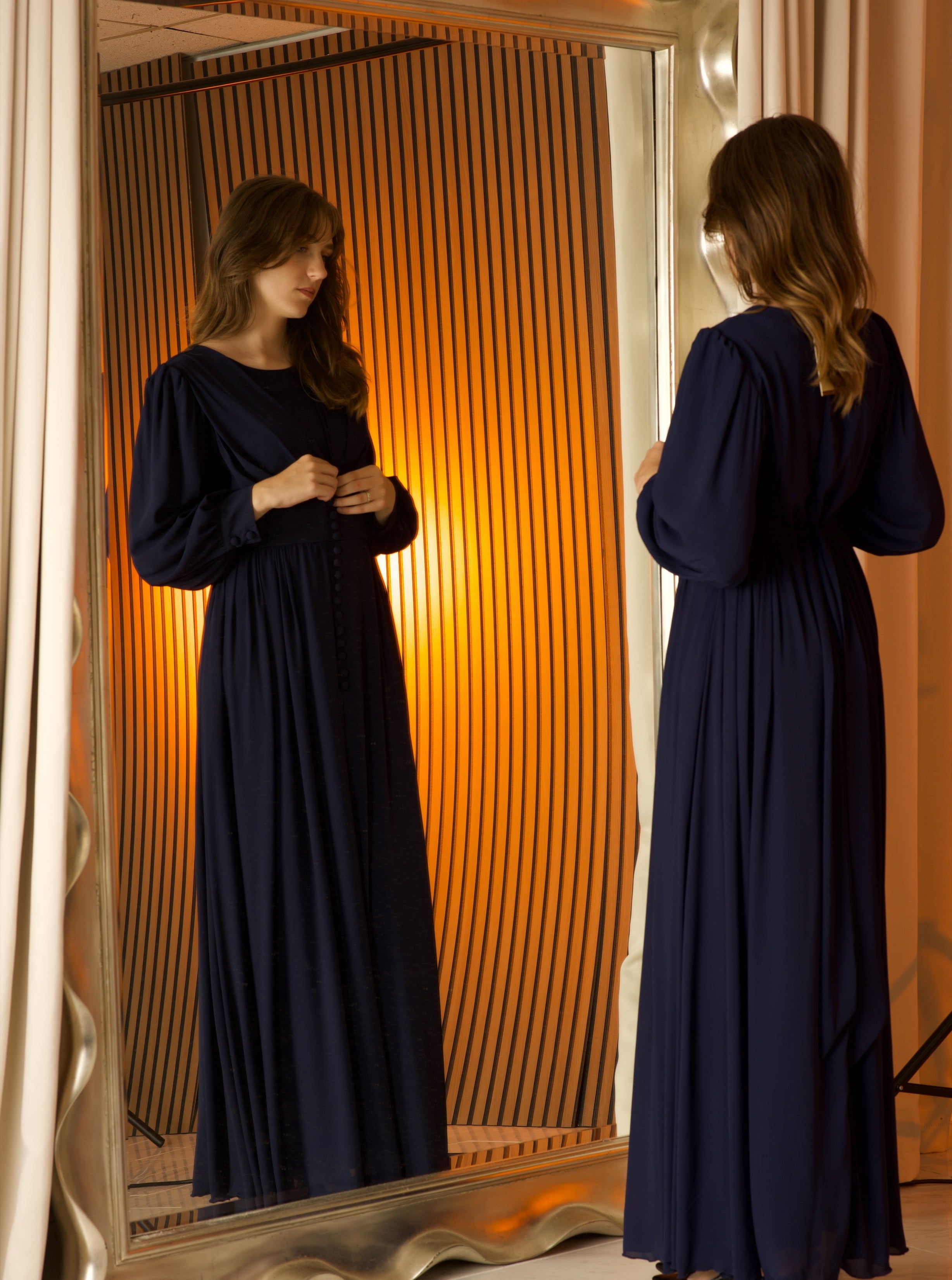 Elizabeth devoted modest maxi dress Kabayare
