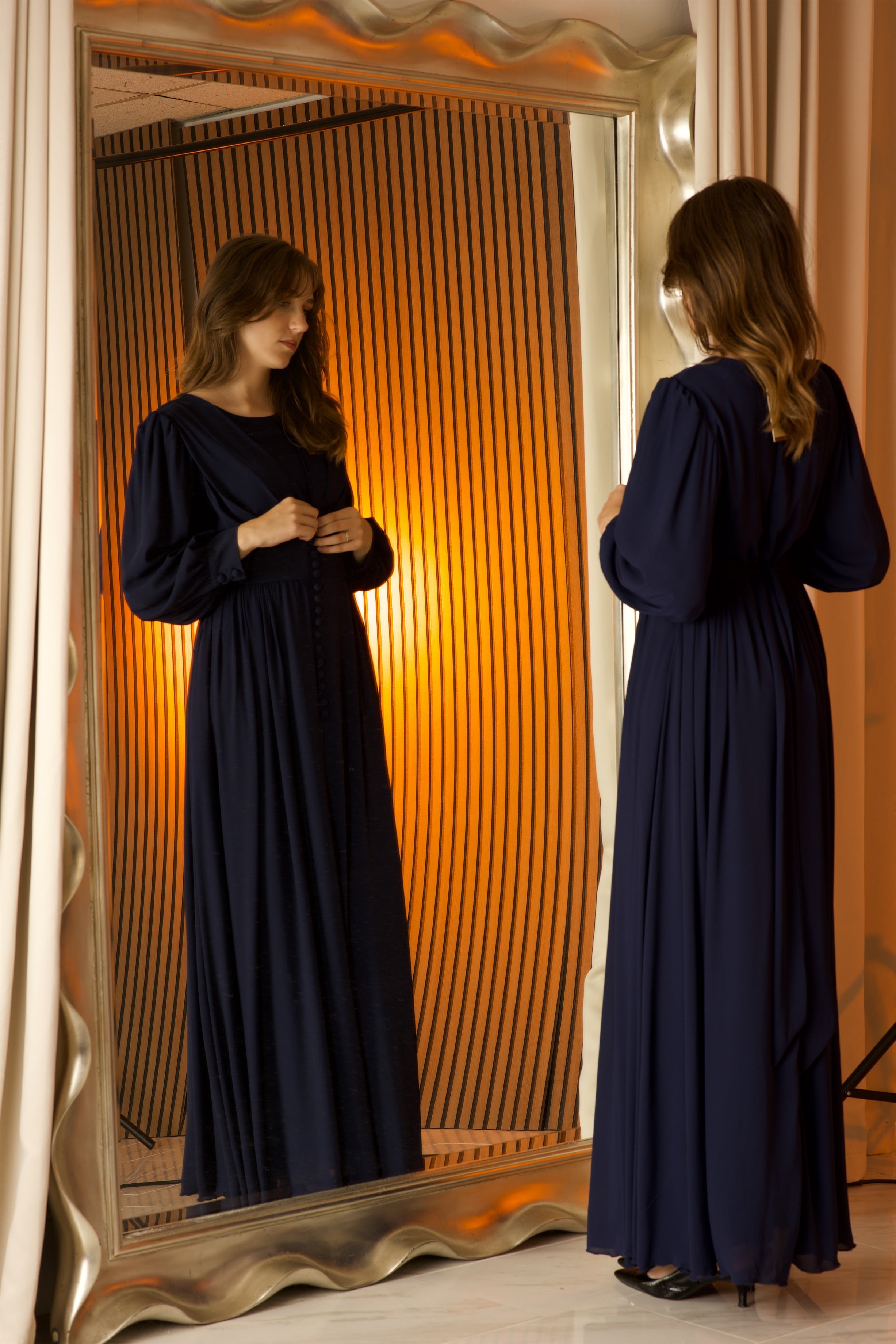 Elizabeth devoted modest maxi dress Kabayare