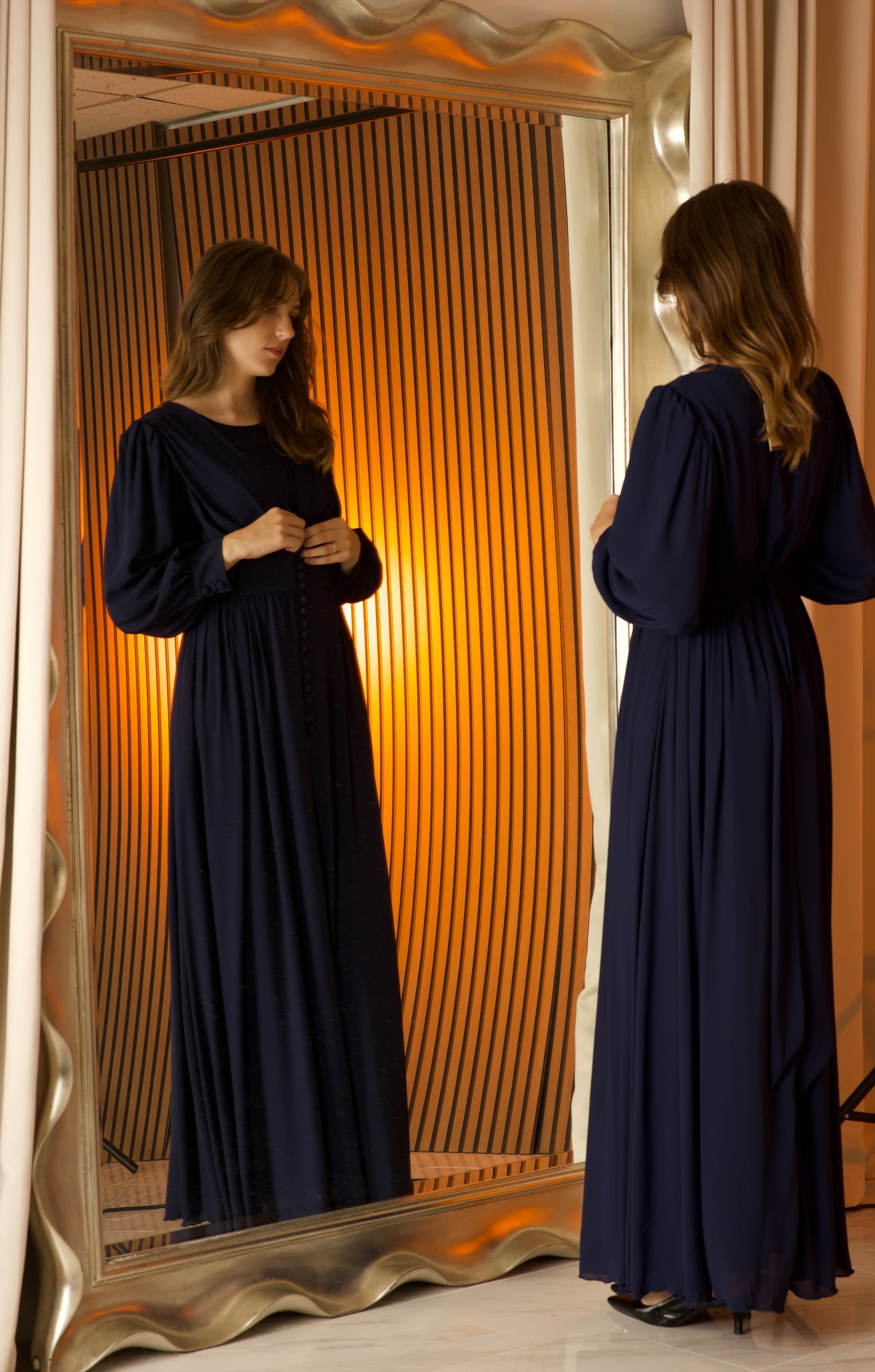Elizabeth devoted modest maxi dress Kabayare