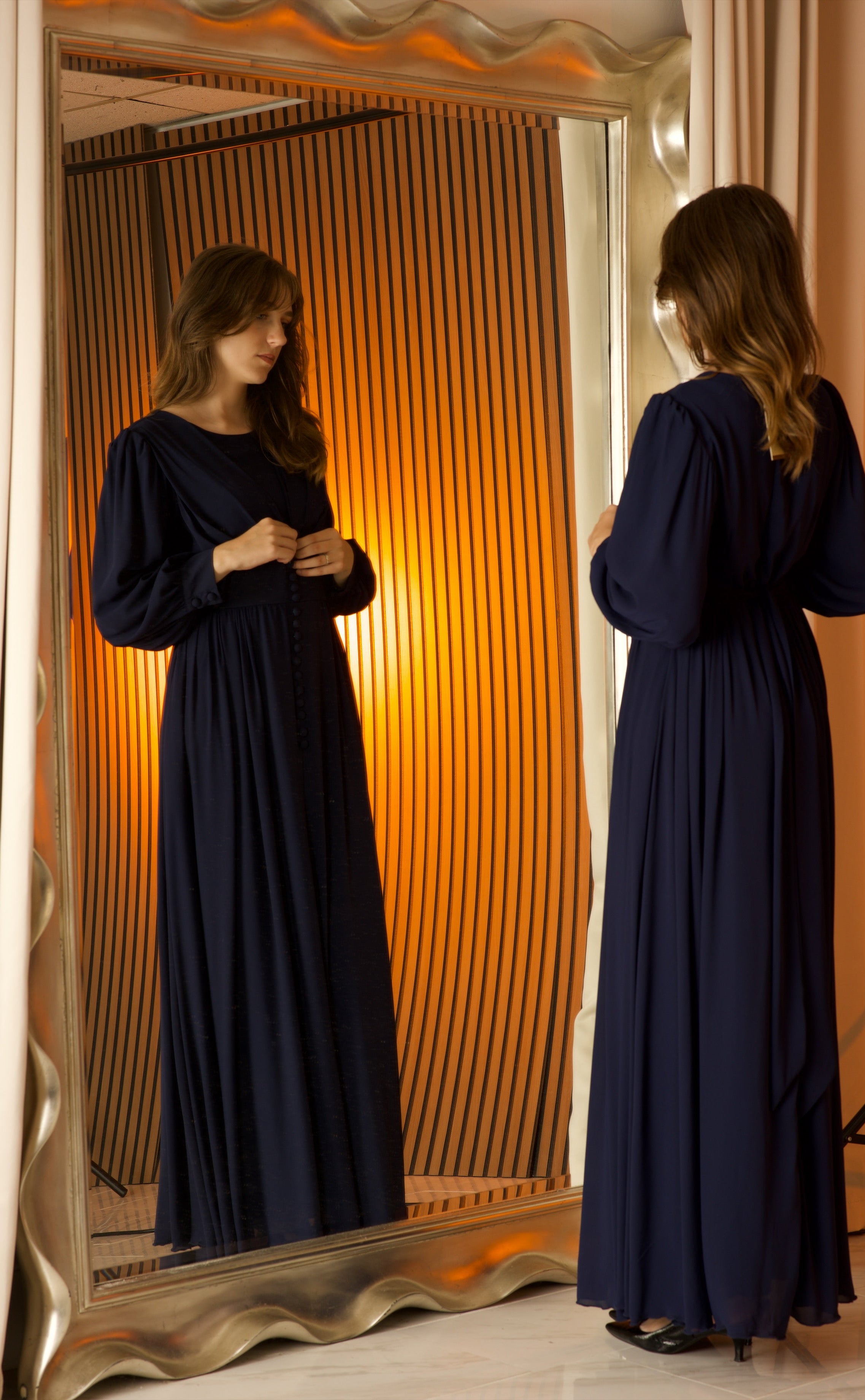 Elizabeth devoted modest maxi dress Kabayare