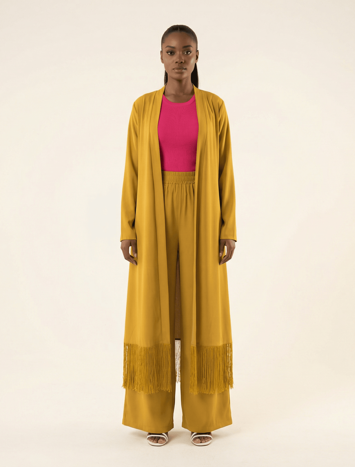 Fringe detail Matching set Kabayare