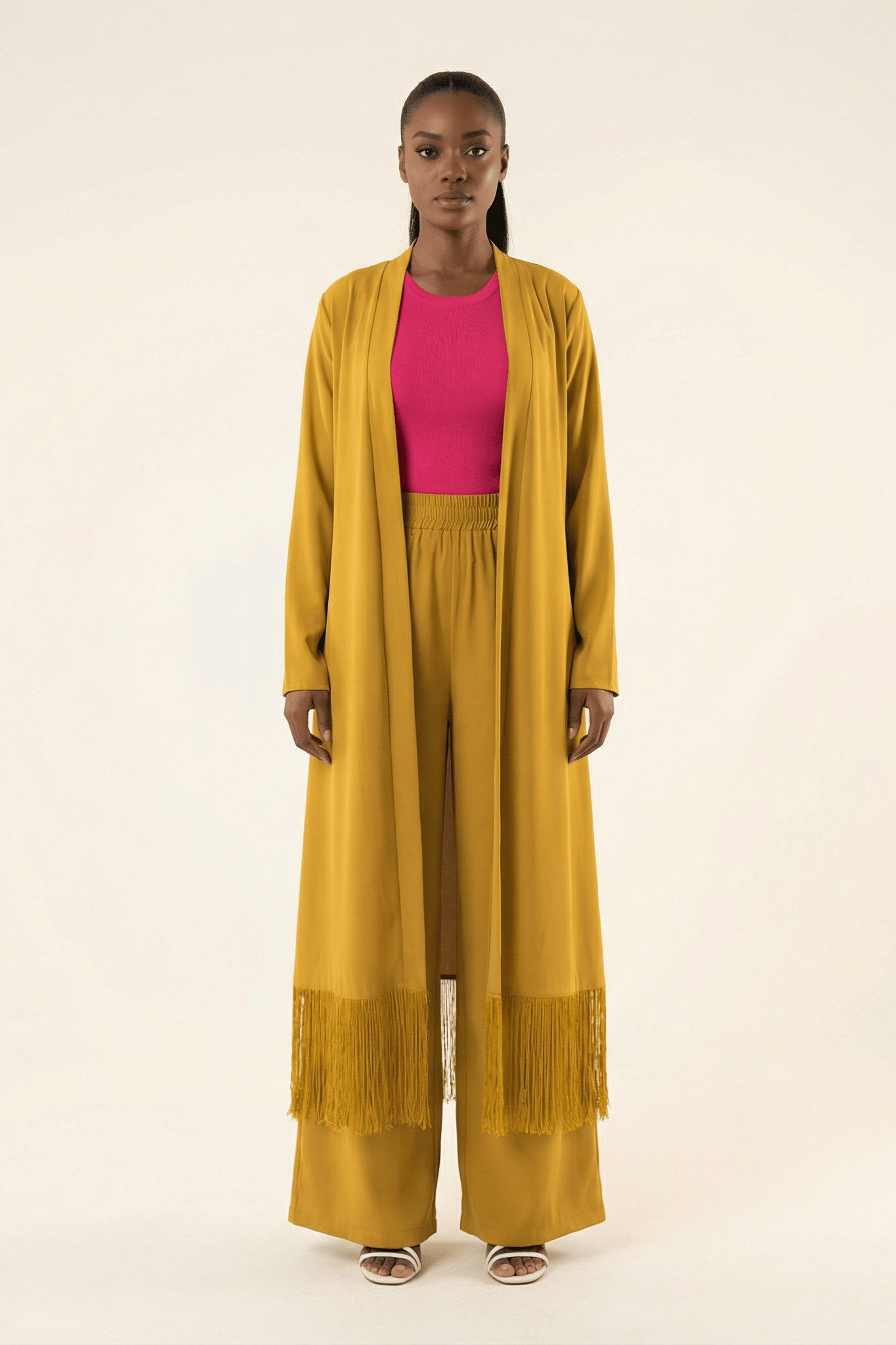 Fringe detail Matching set Kabayare