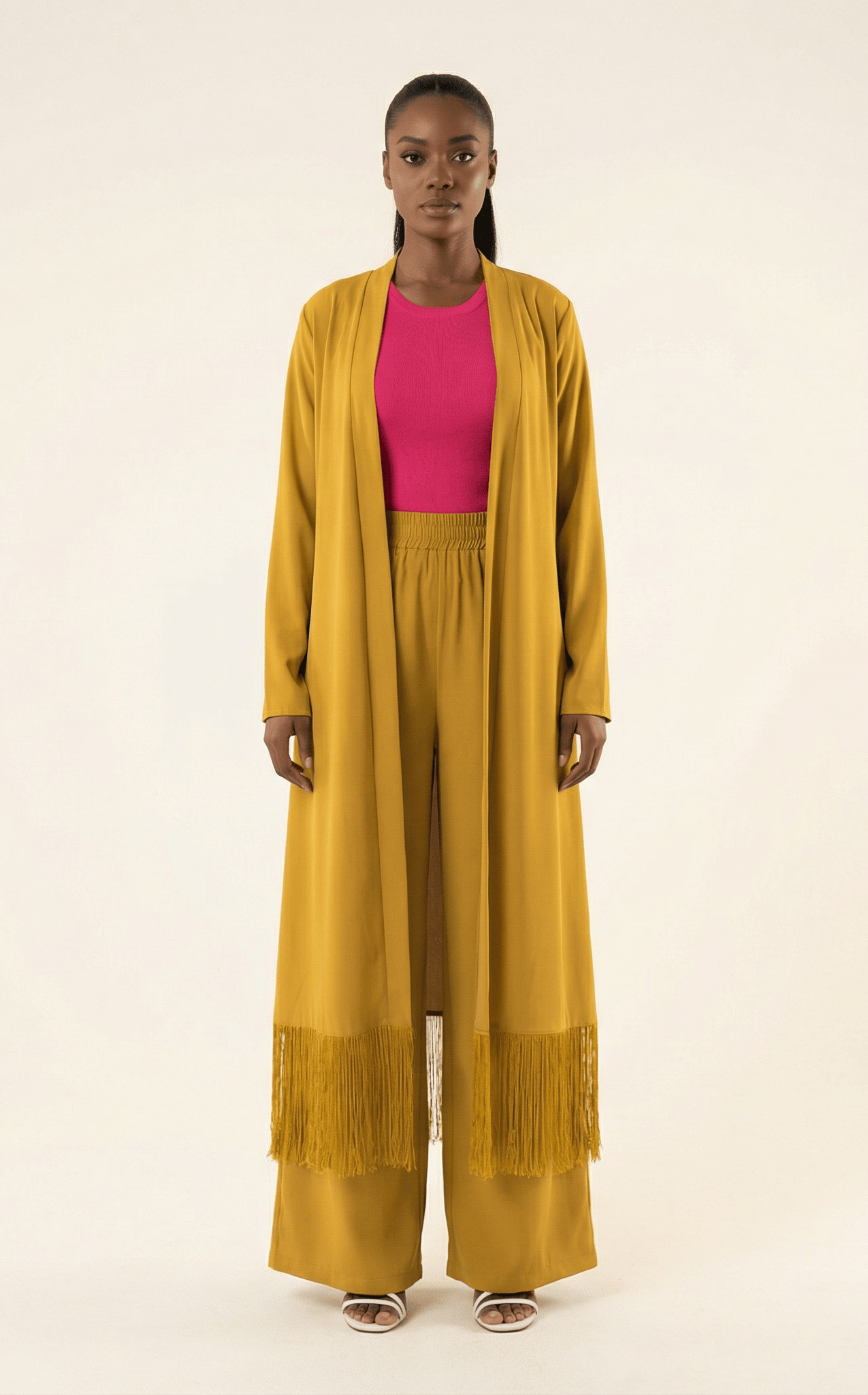 Fringe detail Matching set Kabayare
