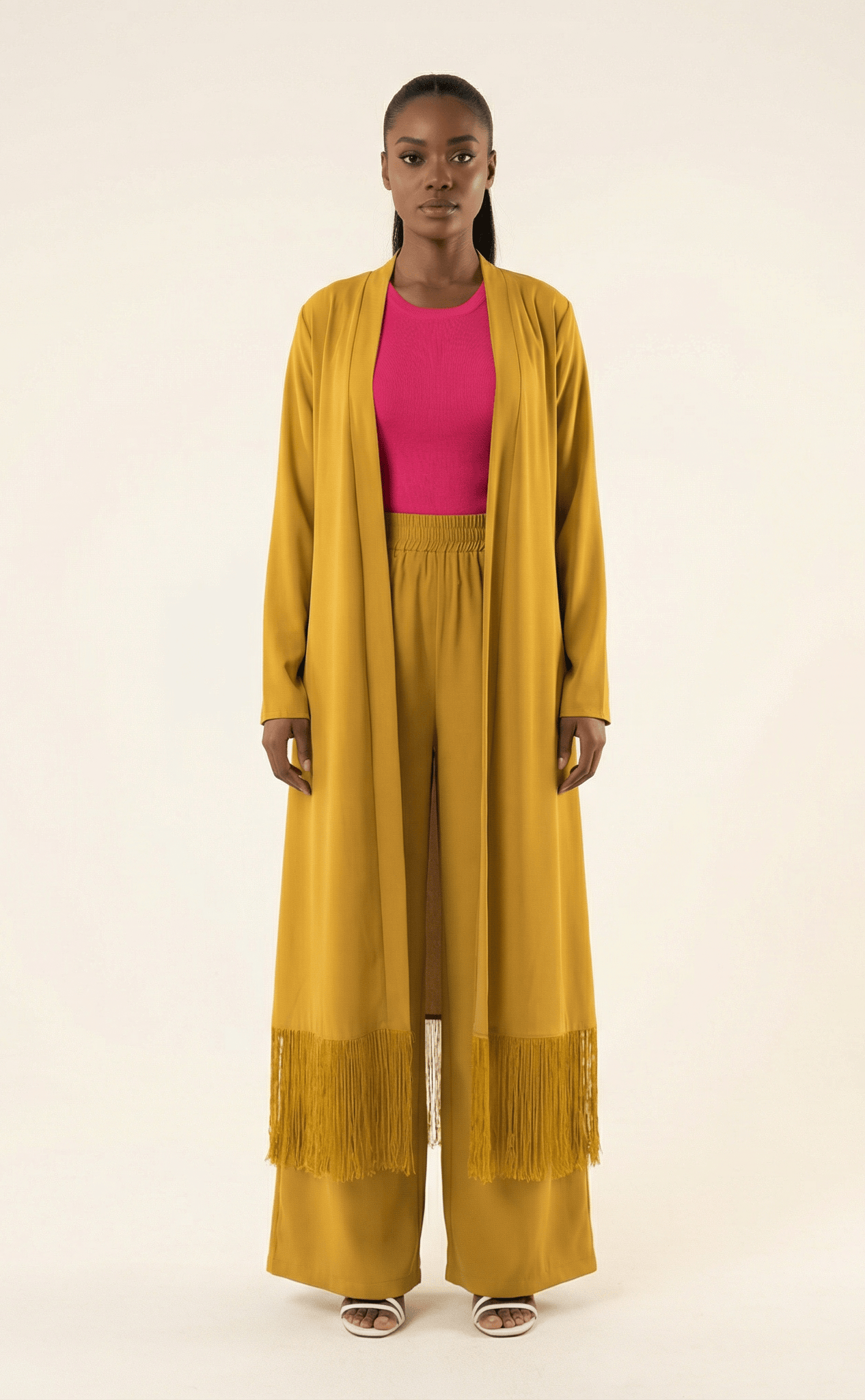 Fringe detail Matching set Kabayare