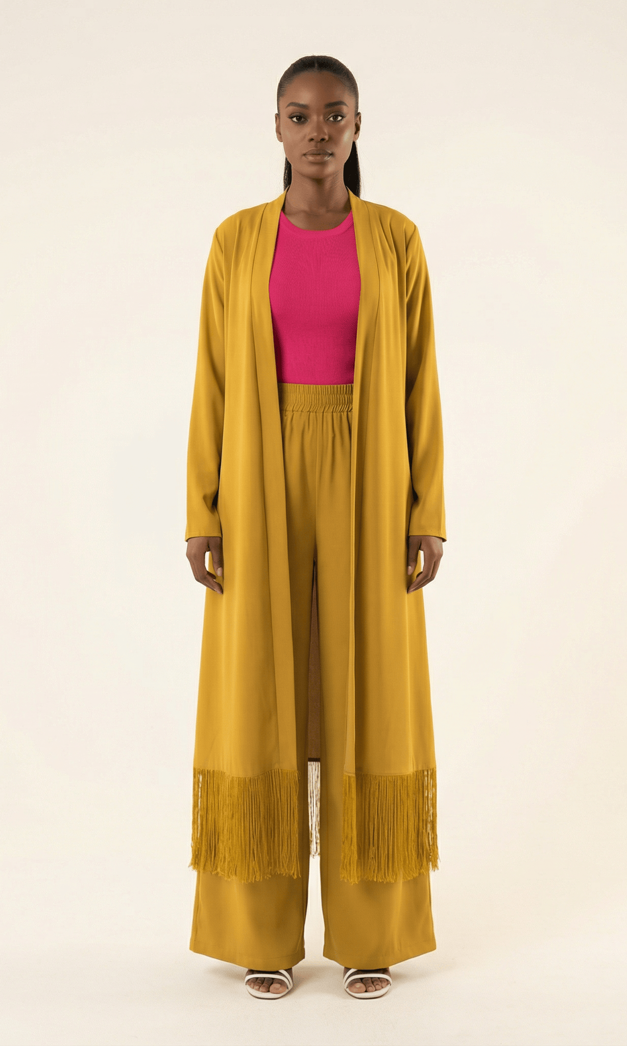 Fringe detail Matching set Kabayare