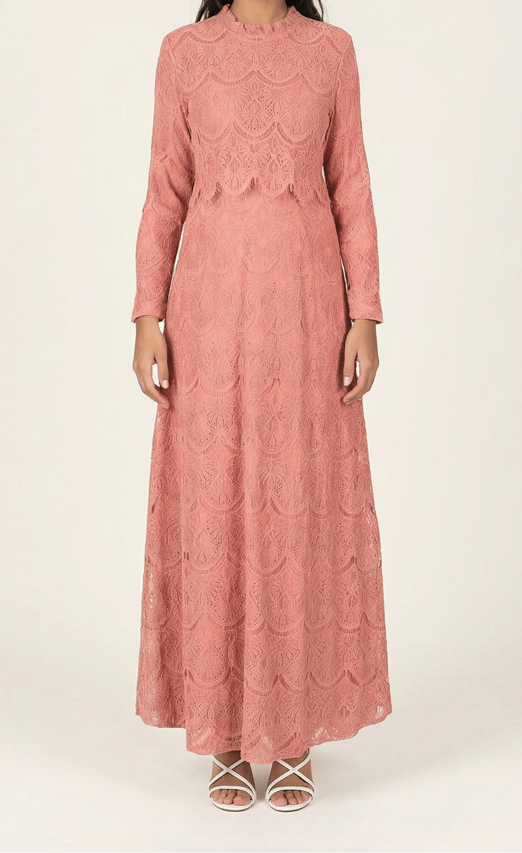 Giovanna lace crop top dress Kabayare
