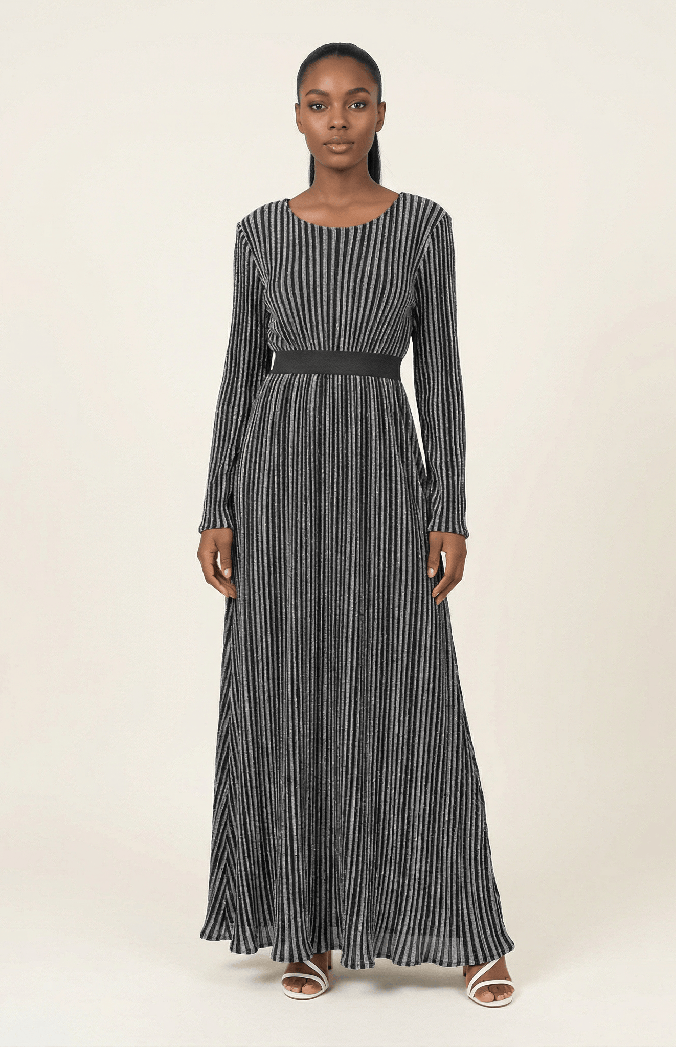 Glam and Shimmer maxi dress Kabayare