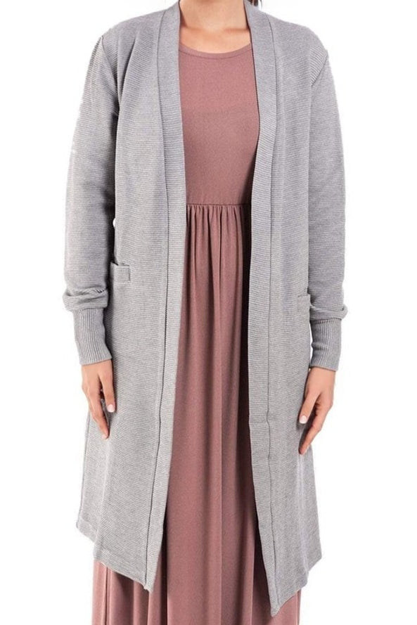 Gray cozy signature sweater Kabayare