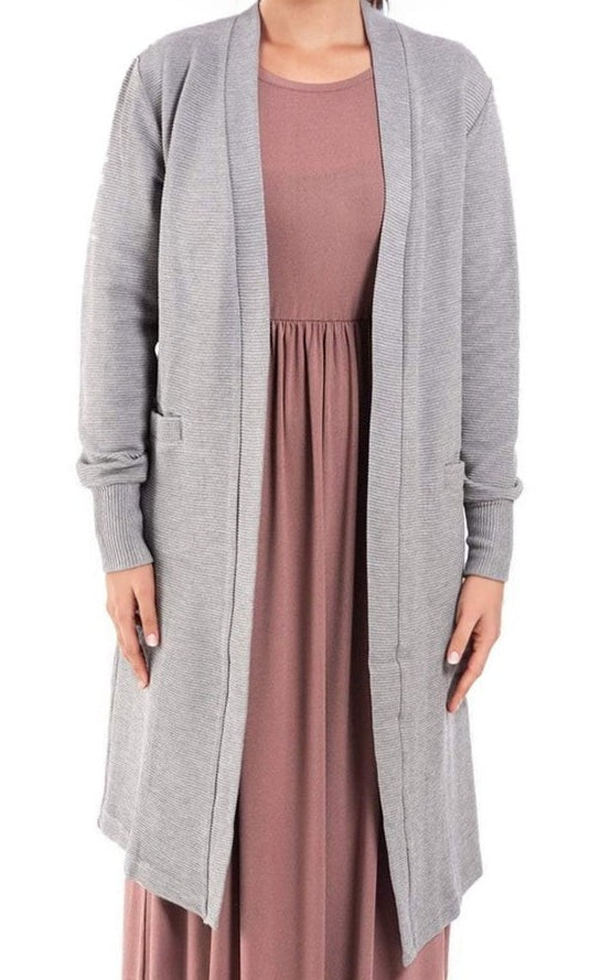 Gray cozy signature sweater Kabayare