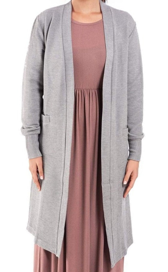 Gray cozy signature sweater Kabayare
