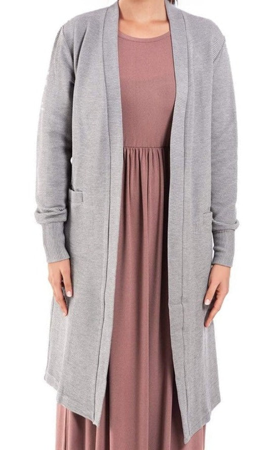 Gray cozy signature sweater Kabayare