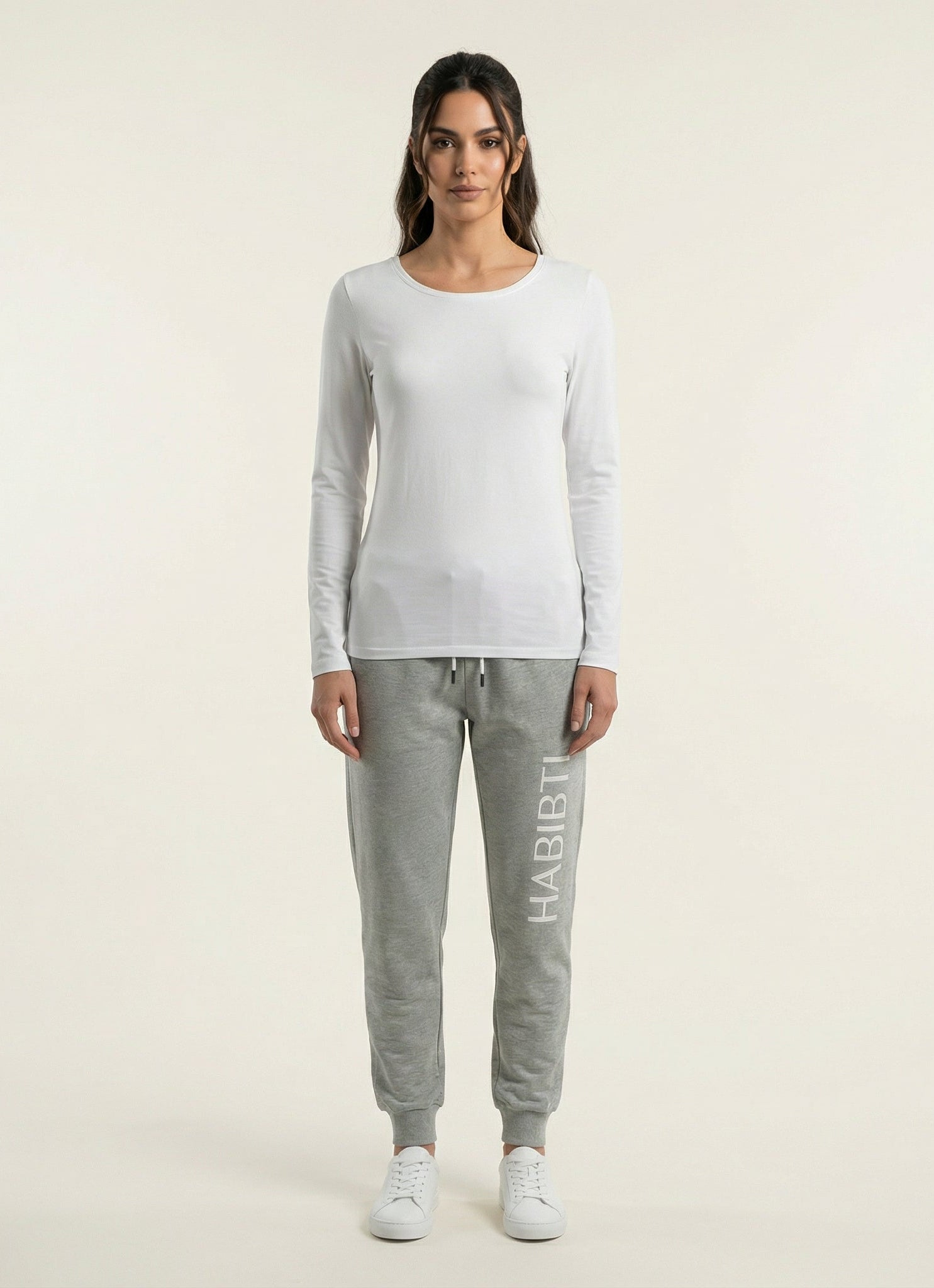 Gray Habibti sweat Pants Kabayare