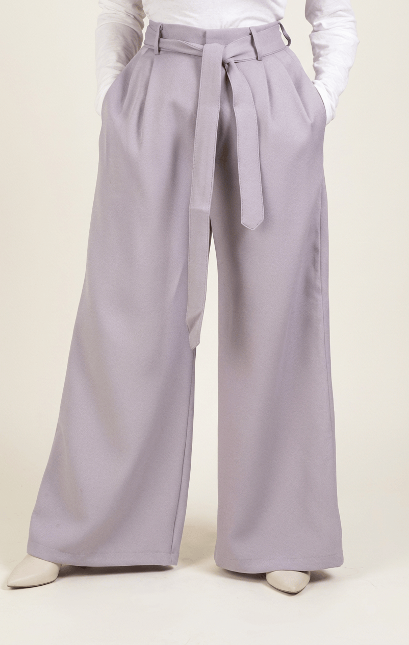 Gray Lilac modest trousers Kabayare