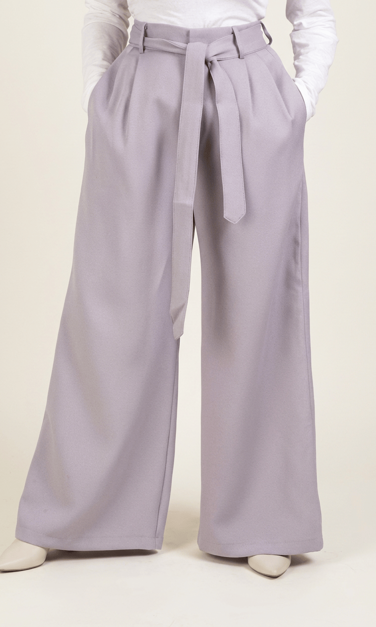 Gray Lilac modest trousers Kabayare