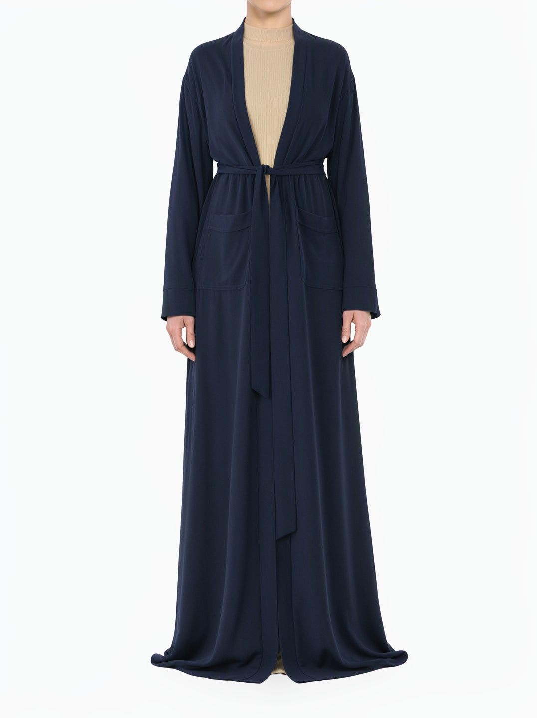 Navy Abaya set Modern Sophisticated