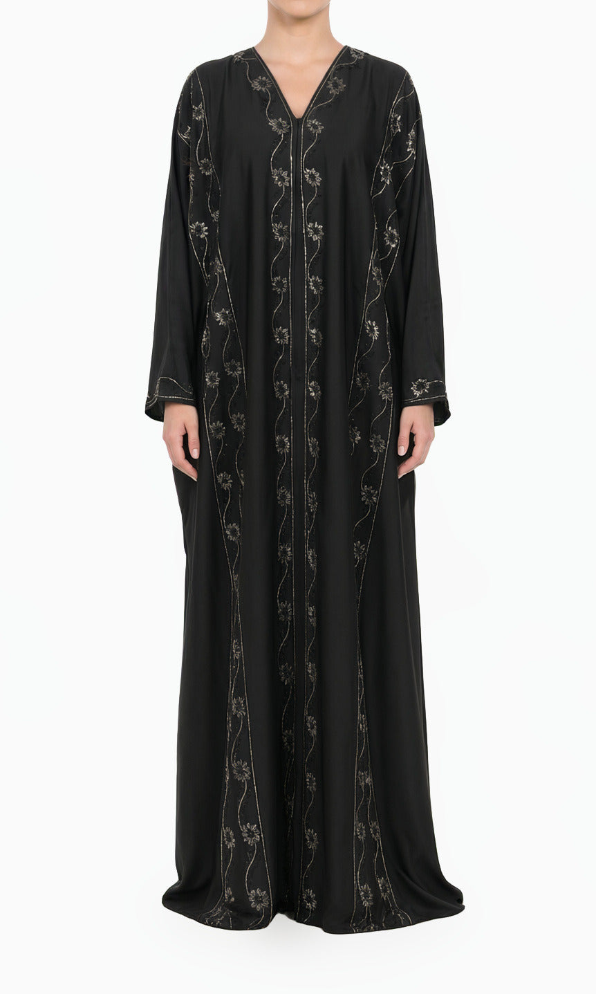 Black Glamour Dubai abaya set