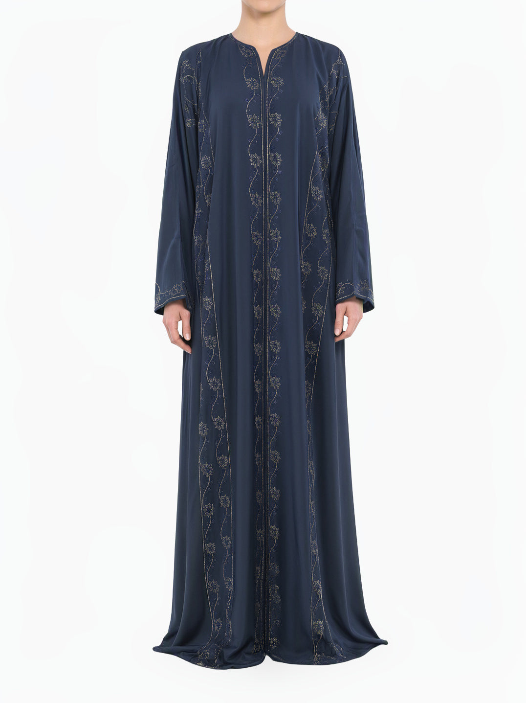 Navy Glamour Dubai abaya set