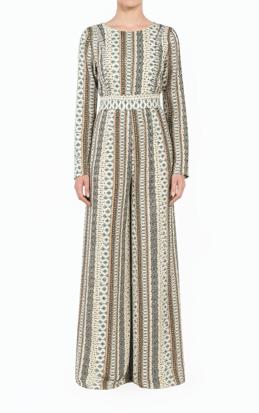 Ivory Boho Modest Jumpsuit