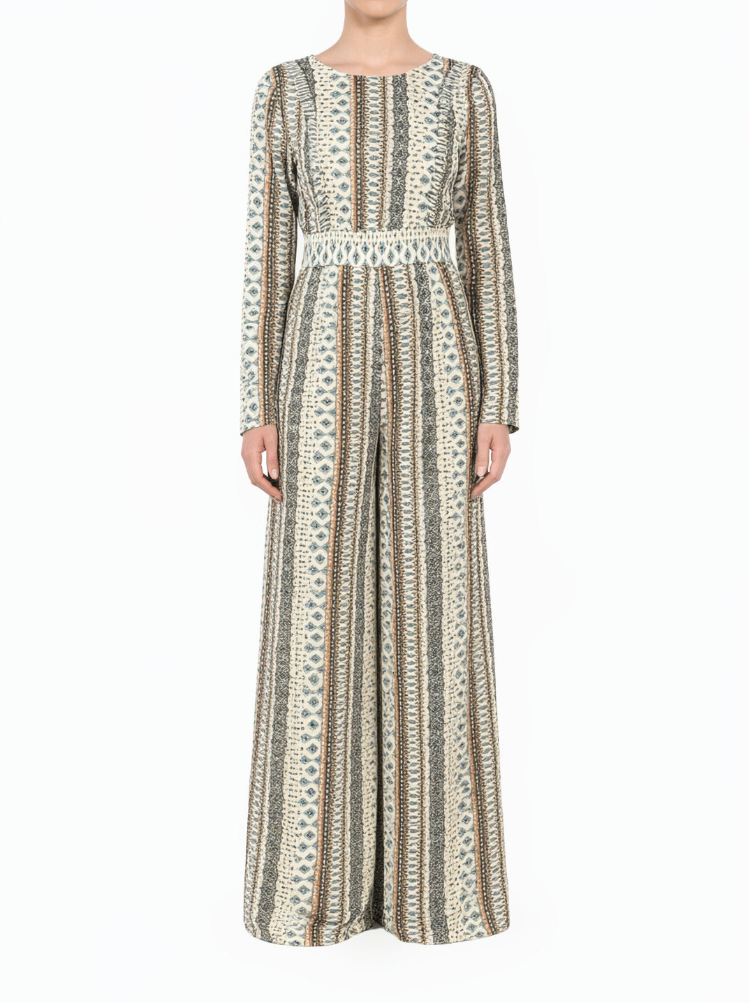 Ivory Boho Modest Jumpsuit