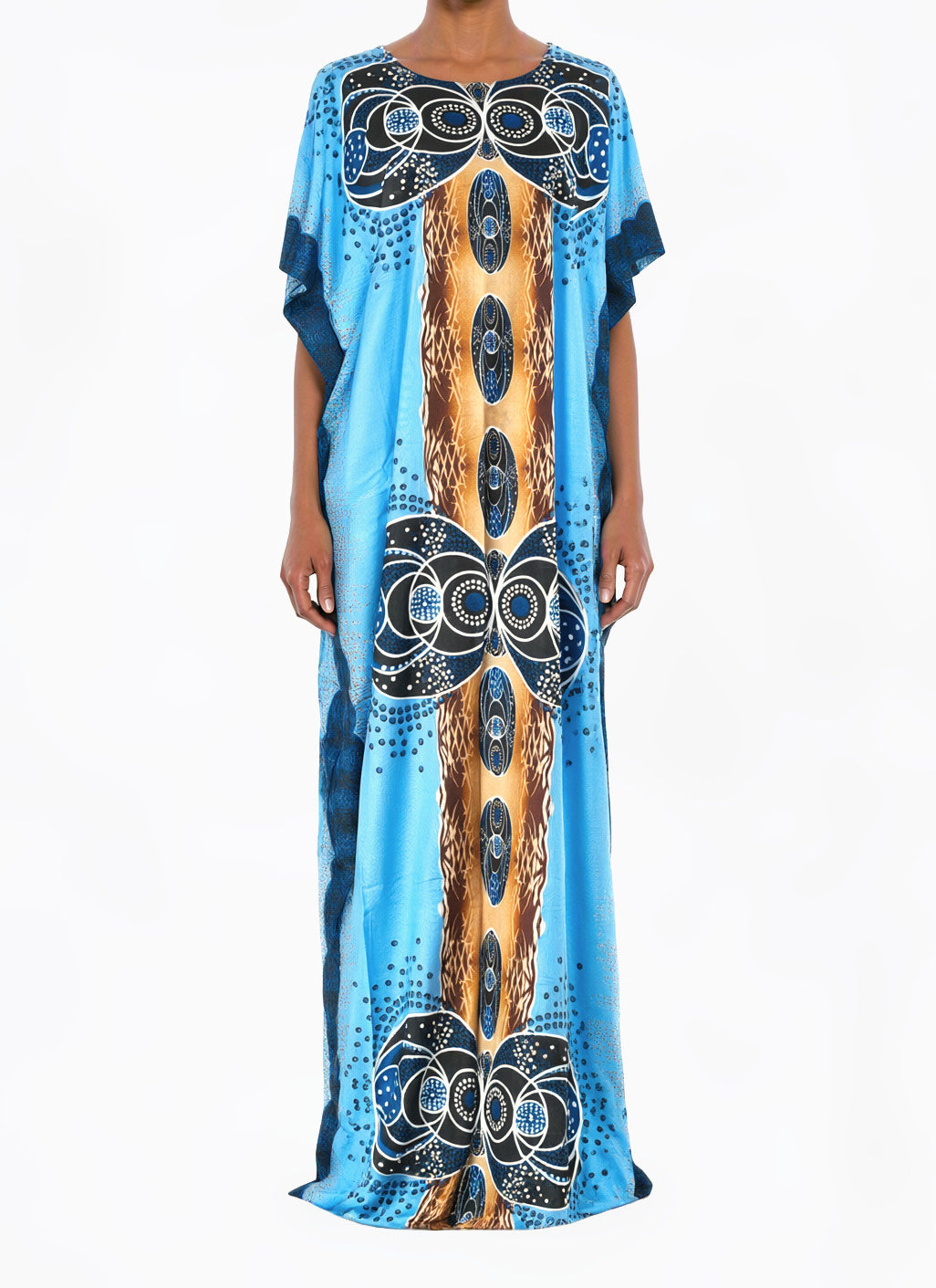 Cerulean Filigree Bati Dress