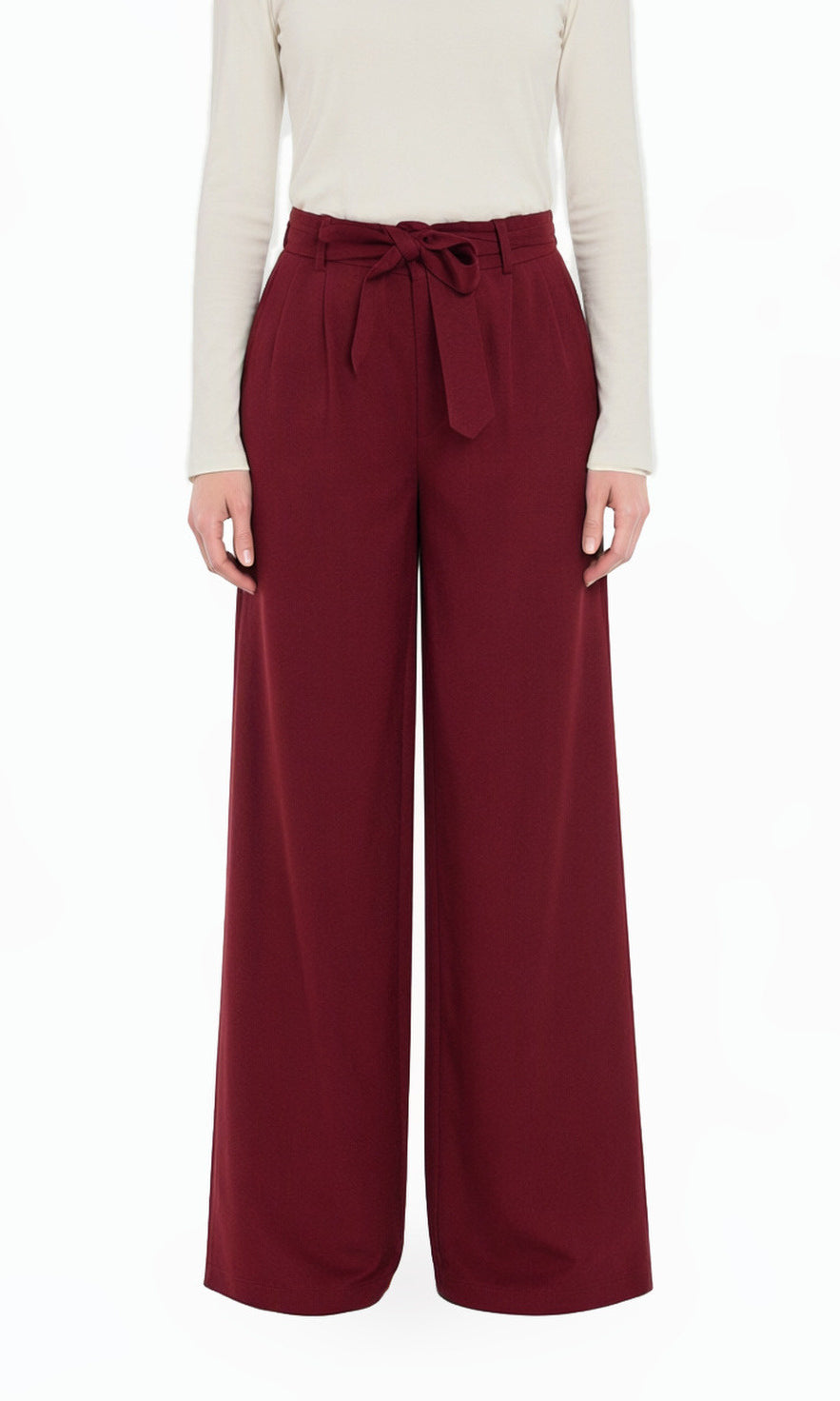 Maroon modest trousers