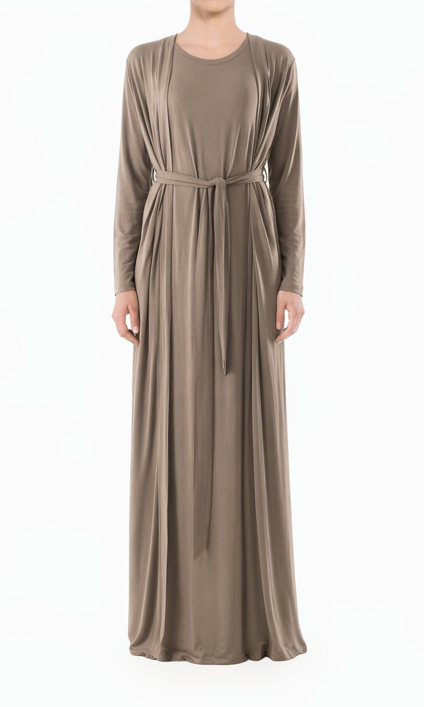 Chestnut Made just for you jersey matching set dress ( Soft )