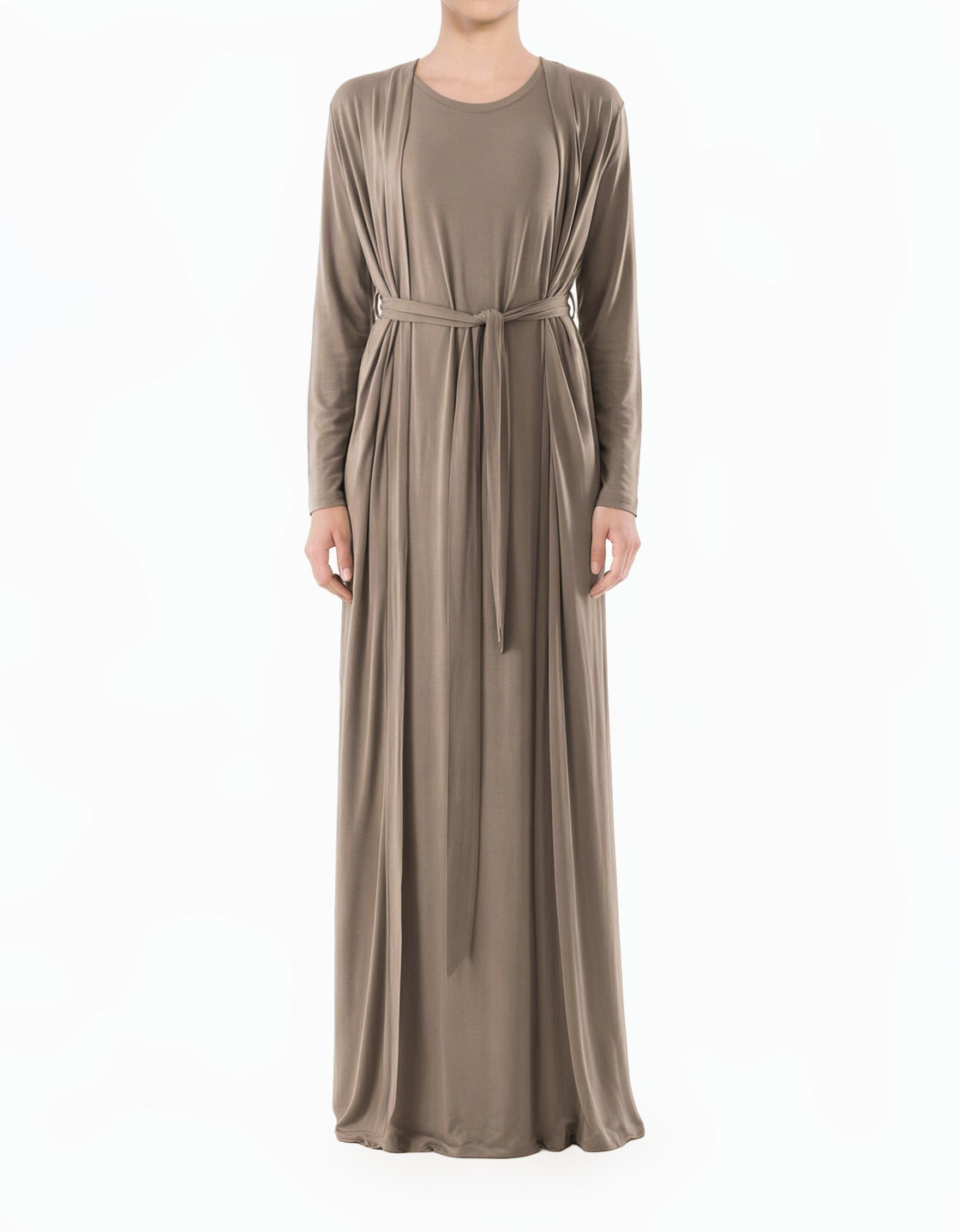 Chestnut Made just for you jersey matching set dress ( Soft )