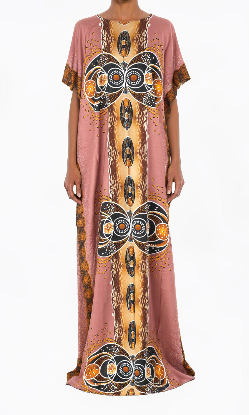 Coral Empress Bati Dress
