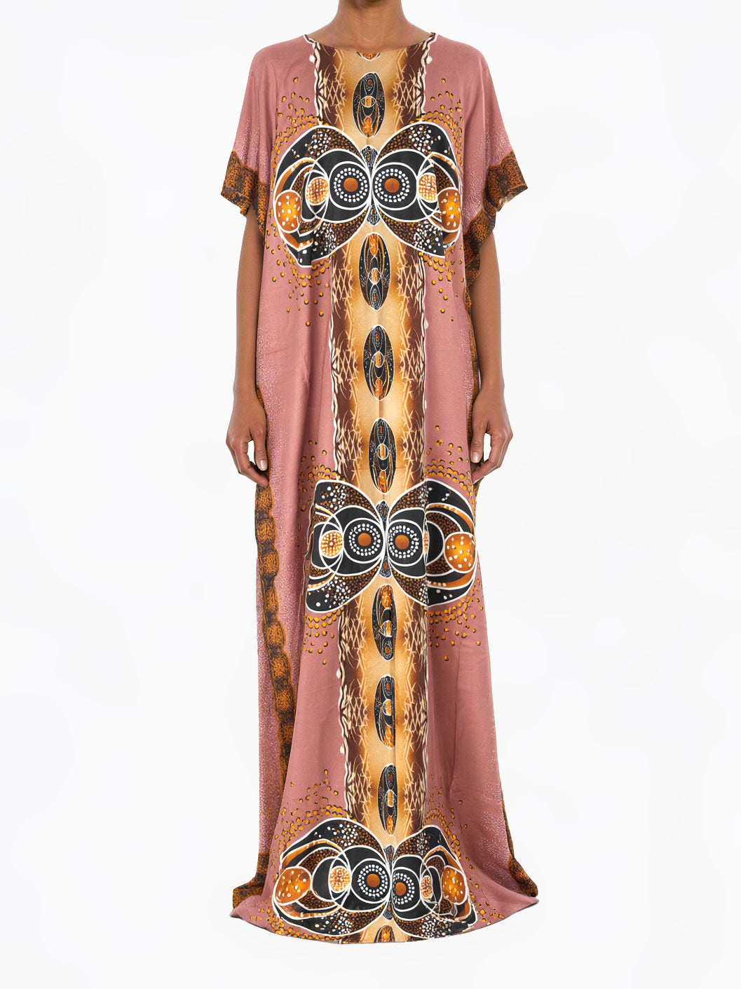 Coral Empress Bati Dress