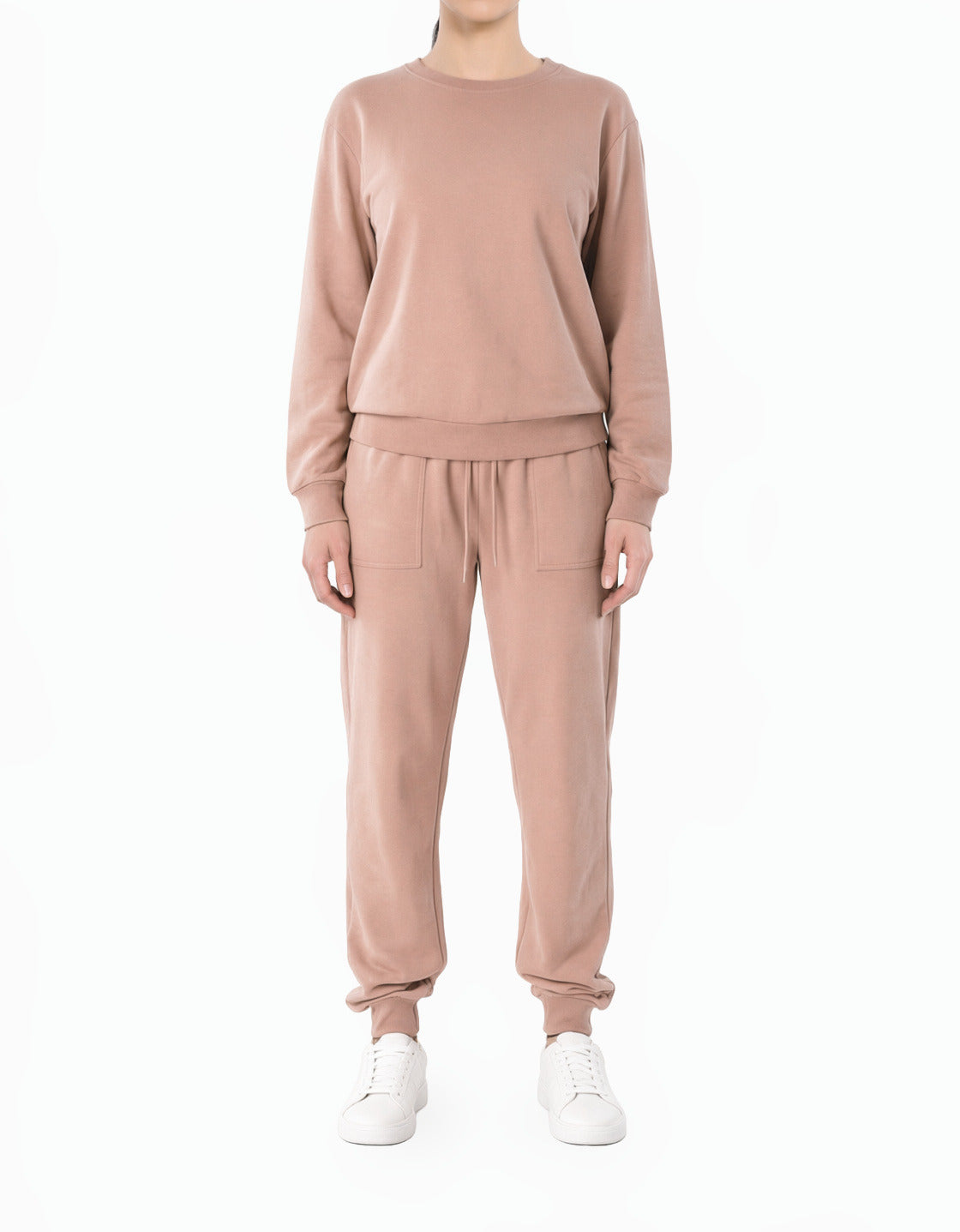 deep lotus Pullover Sweatshirt matching set