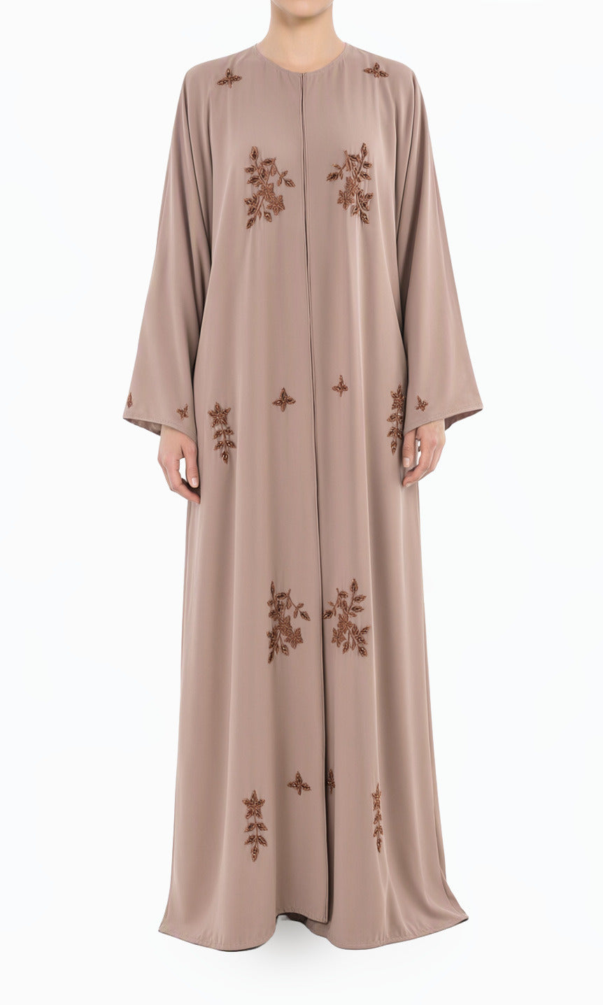 The copper blush Dubai abaya set