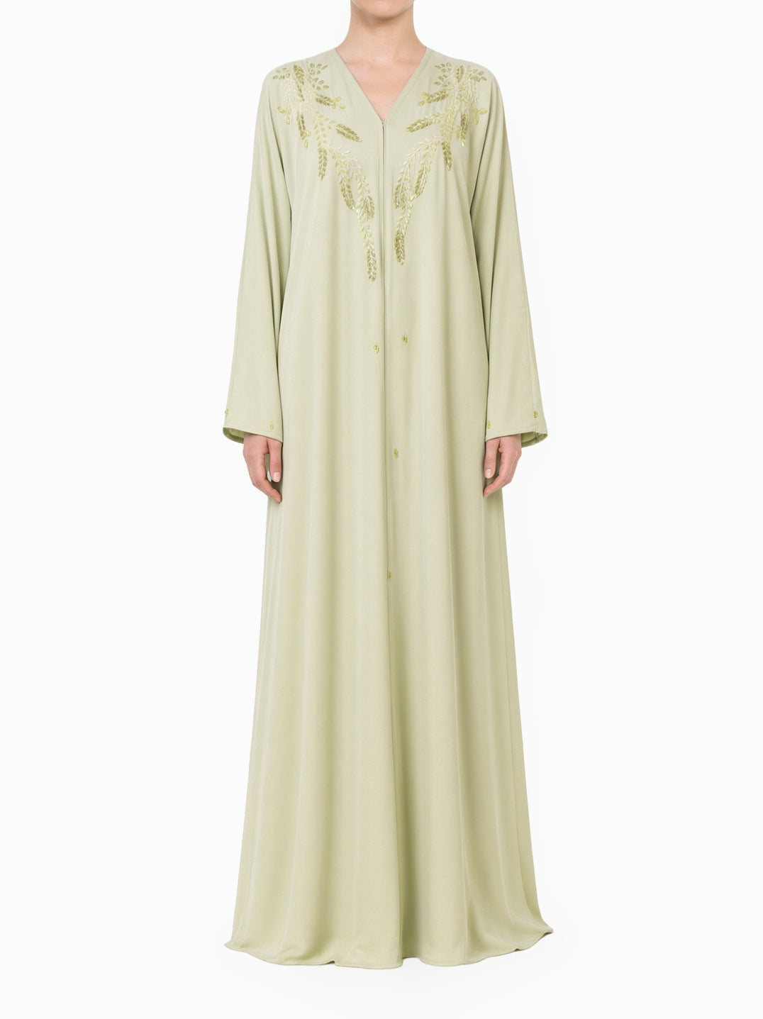 pretty Sage Dubai abaya set