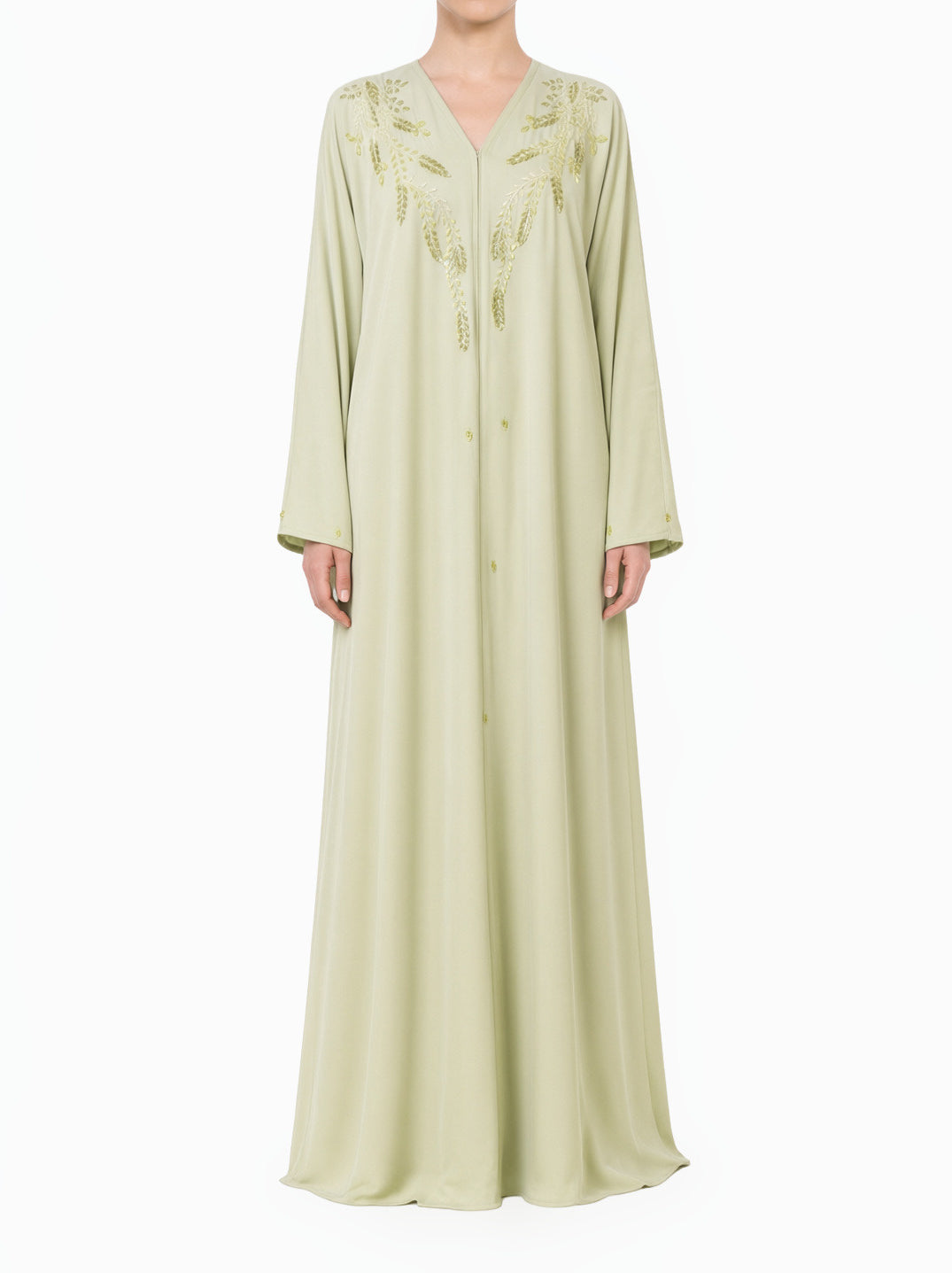 pretty Sage Dubai abaya set