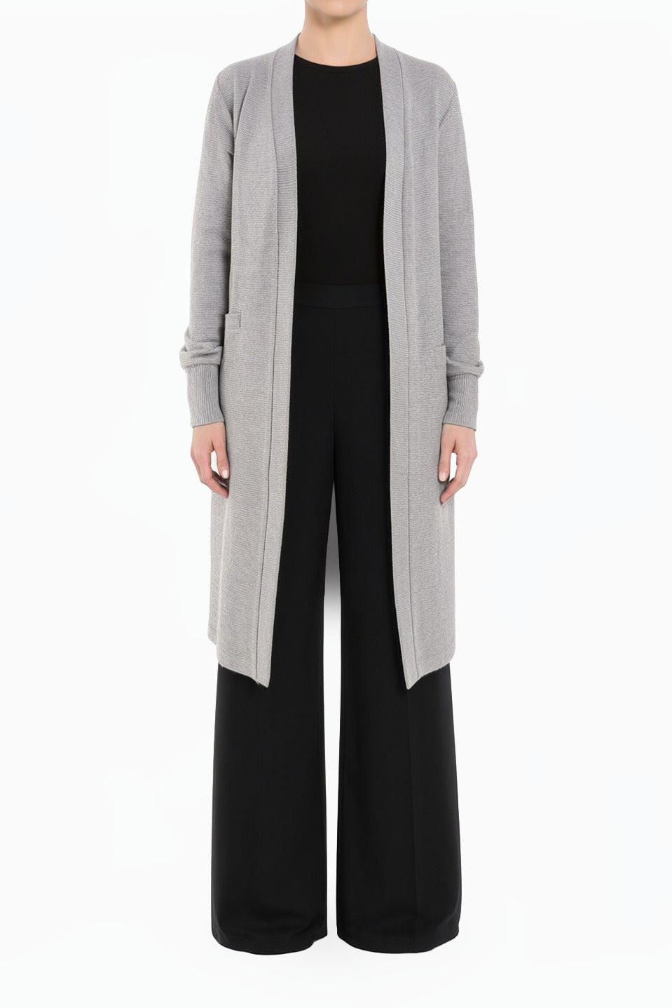 Gray cozy signature sweater
