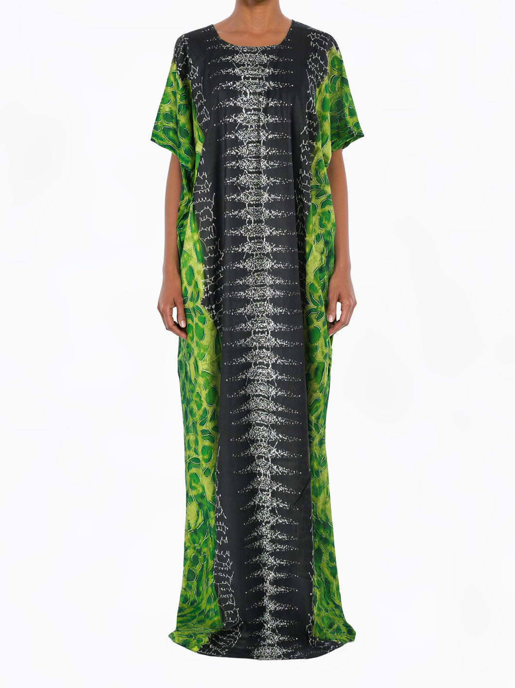 Jade Lattice Bati Dress