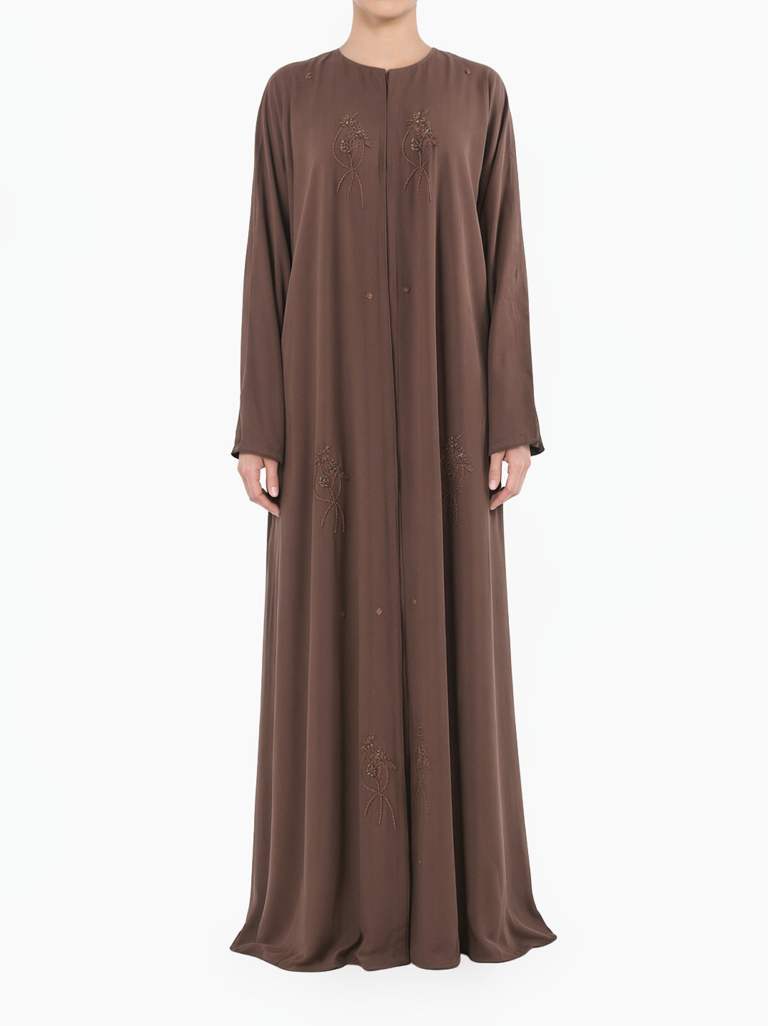 Elegant Brown Sugar Dubai abaya set