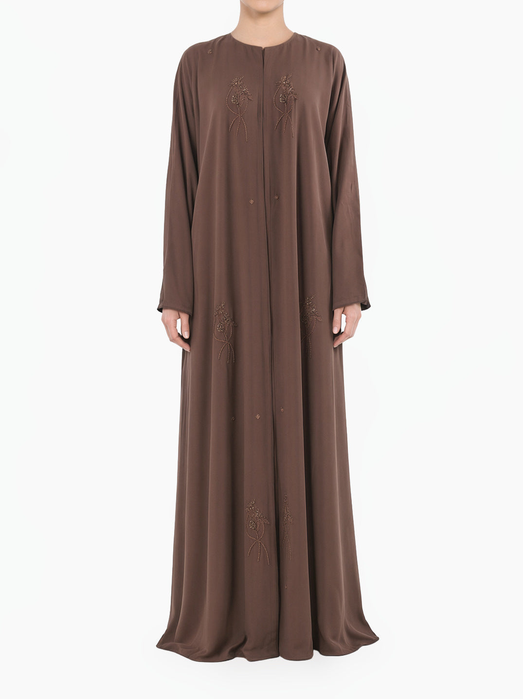 Elegant Brown Sugar Dubai abaya set