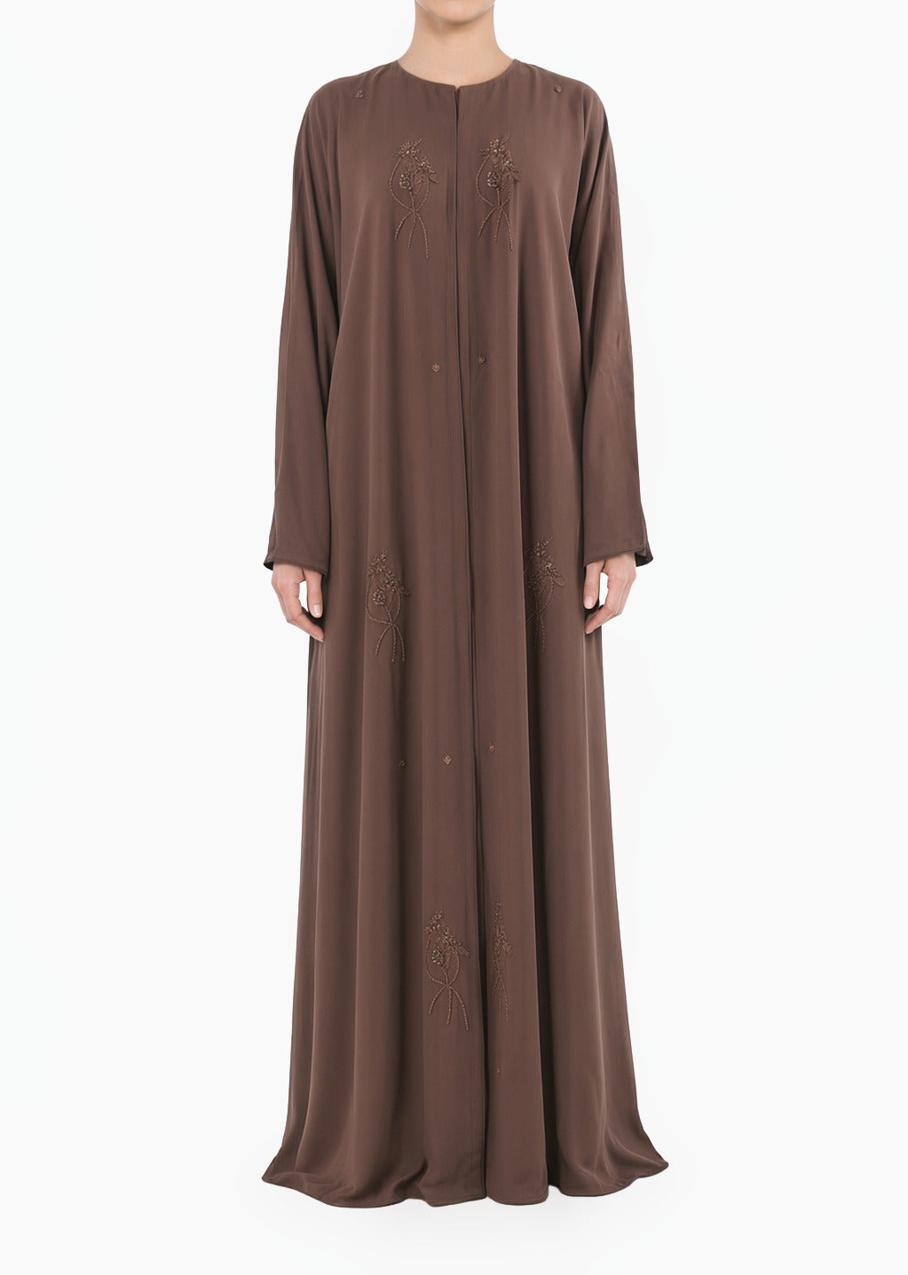 Elegant Brown Sugar Dubai abaya set