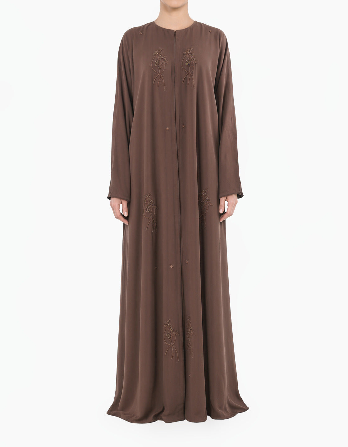 Elegant Brown Sugar Dubai abaya set