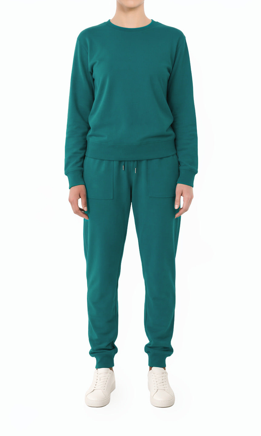 Lake Blue Pullover Sweatshirt matching set