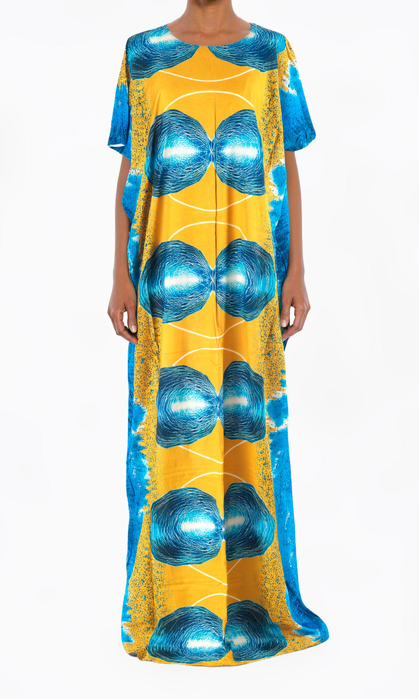 light blue orbiting beauty Bati Dress