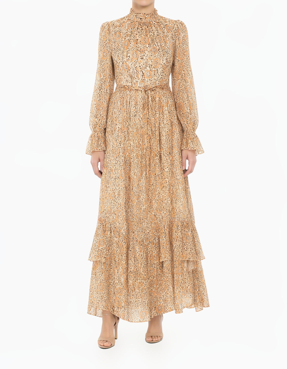 Madrid Romance Long Sleeve Modest Maxi Dress