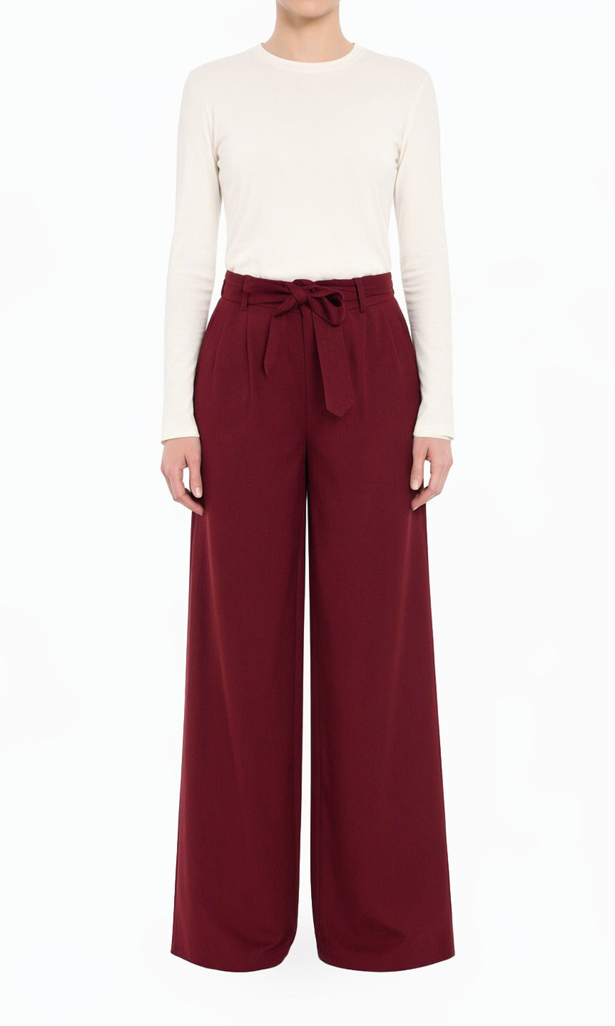 Maroon modest trousers