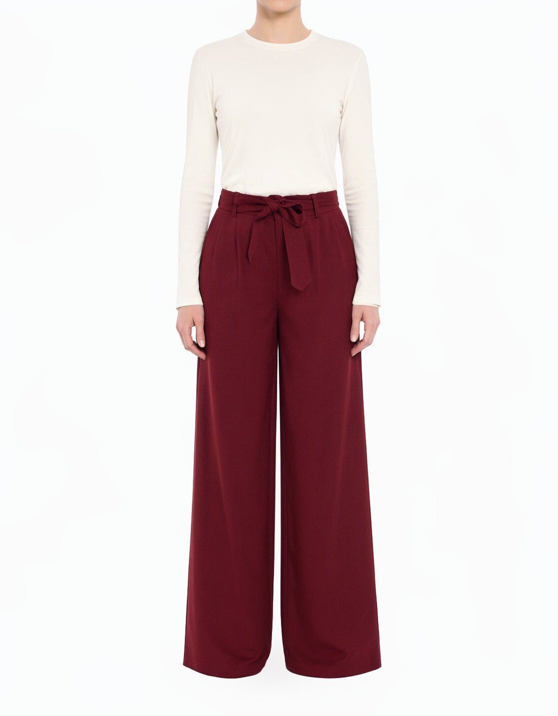 Maroon modest trousers