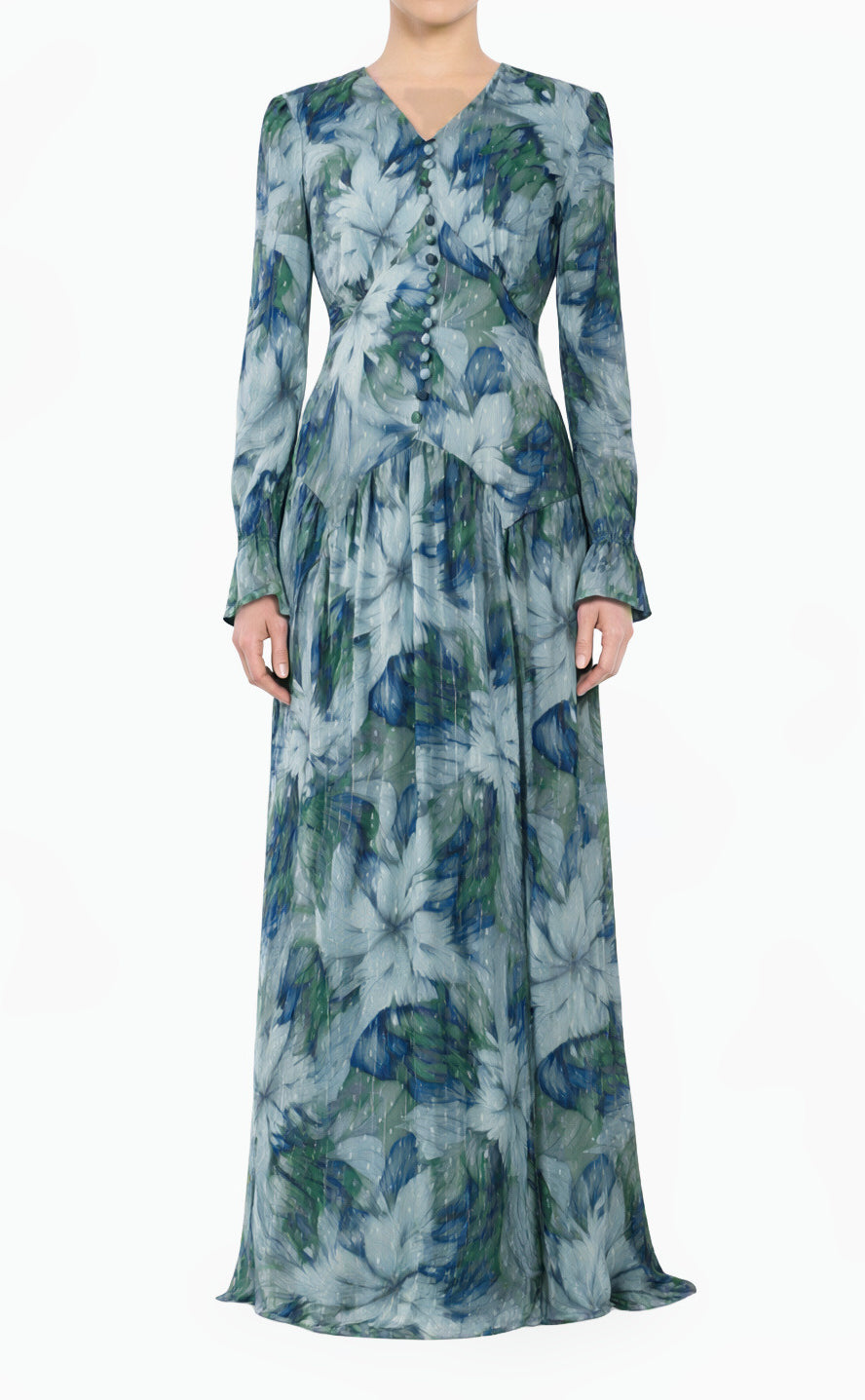 Maryama Floral Modest Maxi Dress