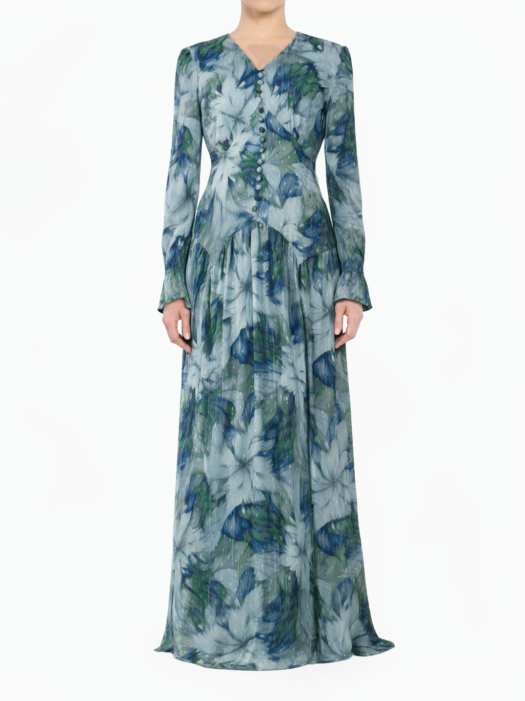 Maryama Floral Modest Maxi Dress