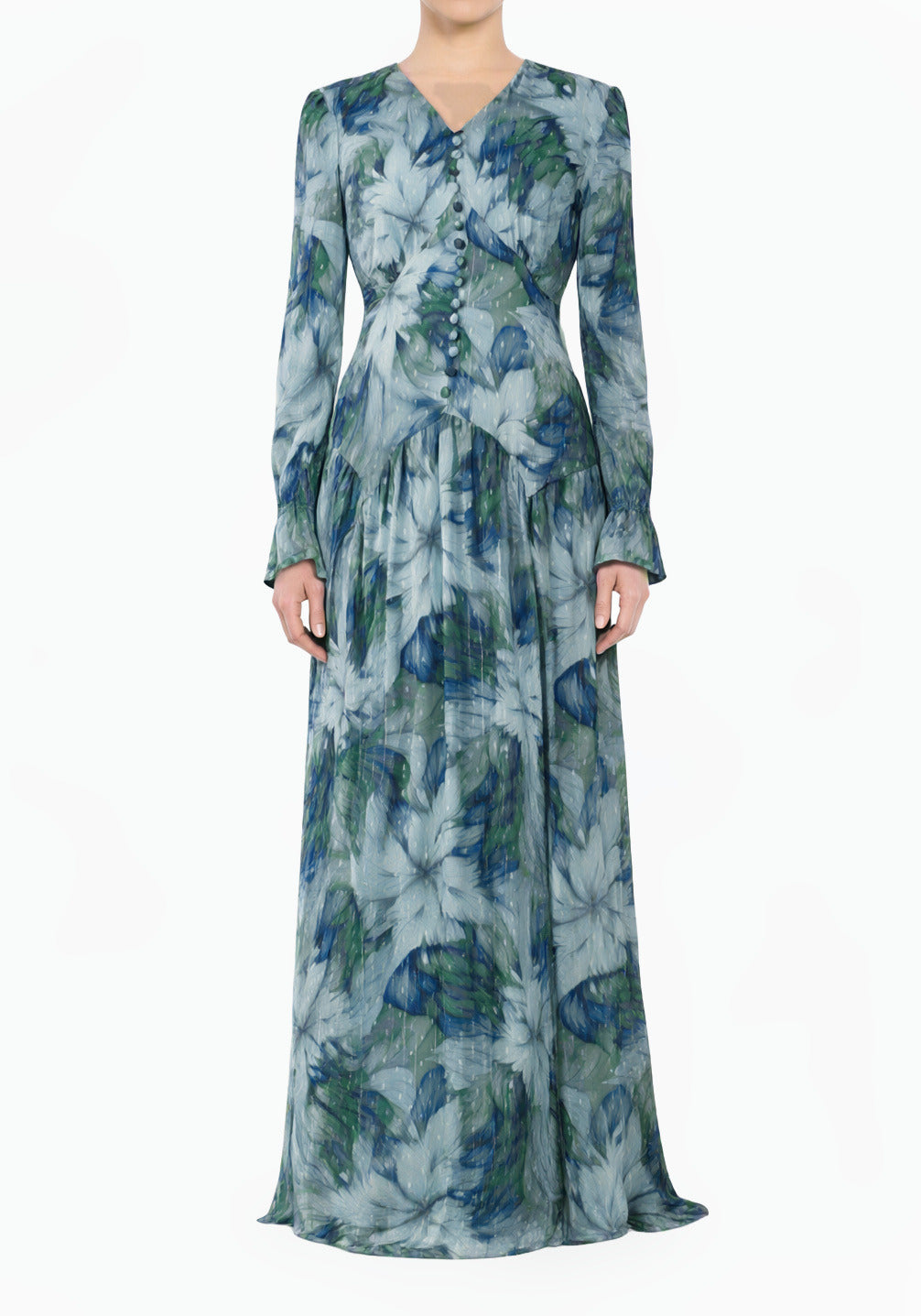 Maryama Floral Modest Maxi Dress